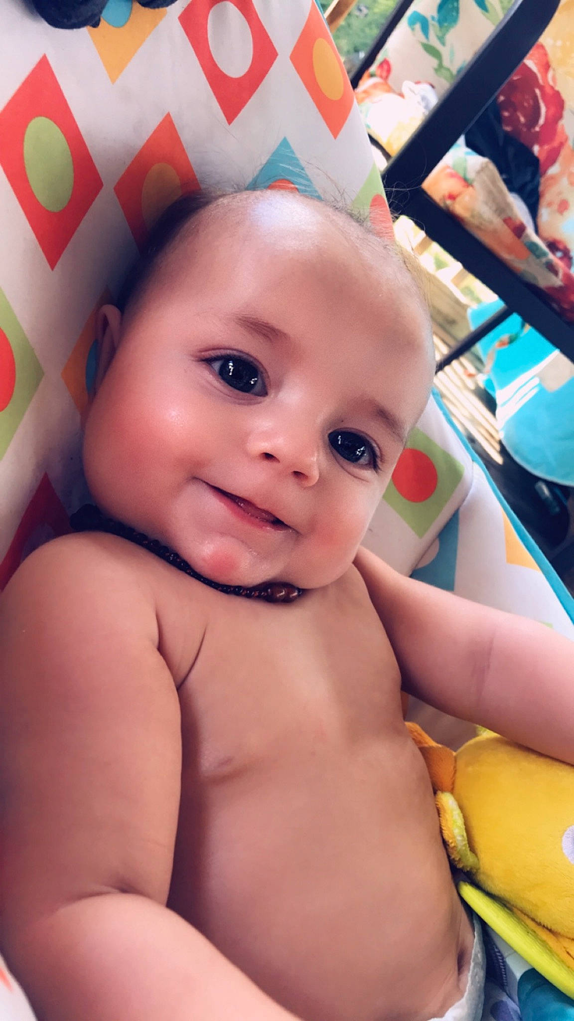 Harlem joined the competition — help win amazing prizes! baby, cheek, child, eye, eyebrow, face, forehead, head, lip, mouth, nose, person, photography, skin, smile, toddler