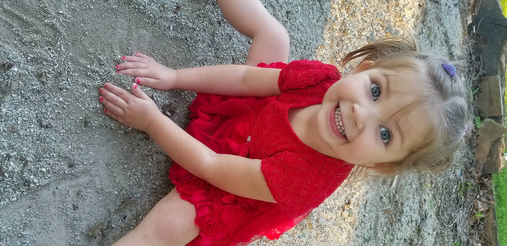 Victoria joined the competition — help win amazing prizes! beauty, blond, child, child_model, dress, eye, finger, fun, hand, joy, leg, lip, long_hair, nose, person, photo_shoot, photography, pink, red, skin