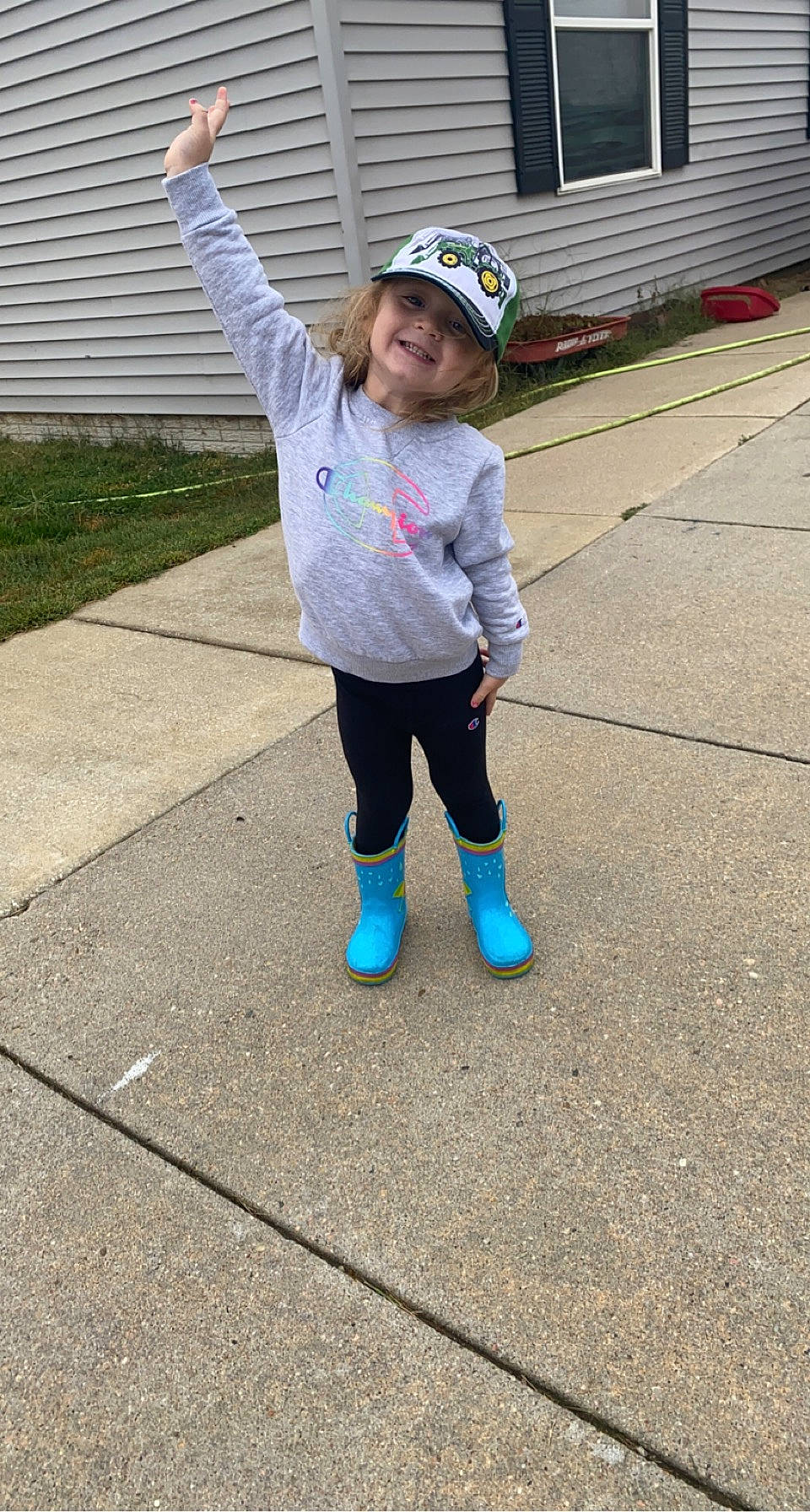 Adilynne joined the competition — help win amazing prizes! asphalt, city, denim, electric_blue, eye, footwear, happy, hat, head, headgear, headwear, helmet, human_body, human_leg, joy, leisure, party_supply, person, pink, recreation