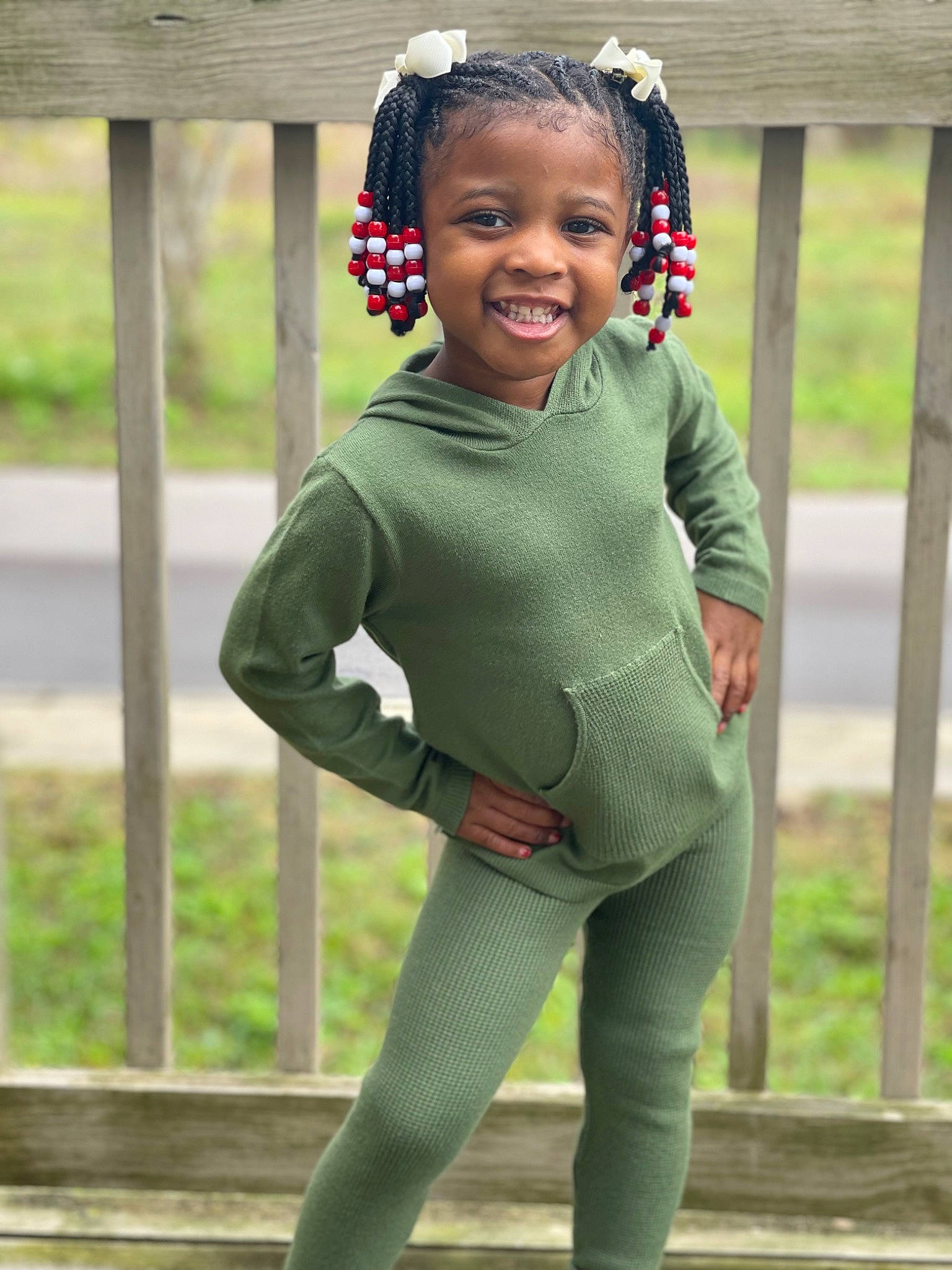 Emmarie joined the competition — help win amazing prizes! audio_equipment, face, grass, hairstyle, happy, headgear, human_leg, joy, knee, leisure, lip, neck, person, personal_protective_equipment, recreation, sleeve, smile, sportswear, street_fashion, thigh