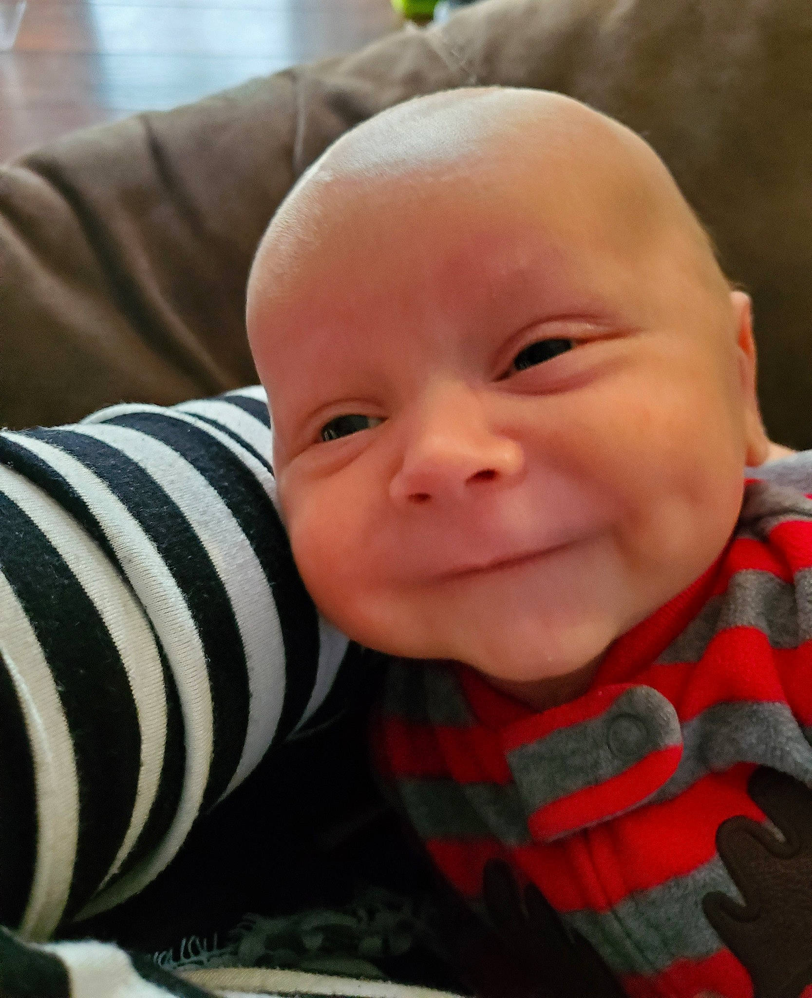Gideon joined the competition — help win amazing prizes! baby, baby_products, baby_toddler_clothing, carmine, cheek, child, chin, close_up, comfort, eyebrow, happy, iris, lip, mouth, nose, person, sitting, skin, sleeve, smile