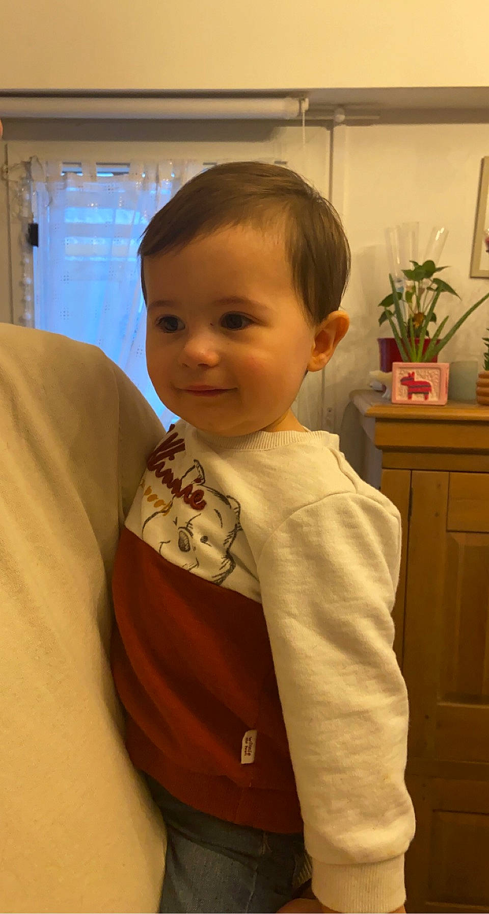 Wyatt participe au concours pour gagner de l'argent avec cette photo : baby_toddler_clothing, blazer, bow_tie, cheek, collar, dress_shirt, eye, eyebrow, flowerpot, formal_wear, happy, houseplant, neck, nose, person, plant, sleeve, smile, suit, tie