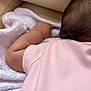 Cataleya participe au concours pour gagner de l'argent avec cette photo : arm, baby, back_view, blanket, child, closeup, couch, cute, furniture, hair, indoor, infant, newborn, peaceful, pink_clothing, resting, skin, sleeping, soft_texture, toddler