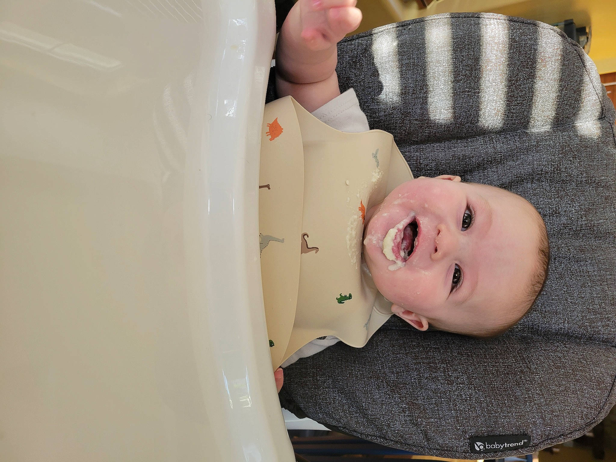 George joined the competition — help win amazing prizes! baby, baby_laughing, baby_products, baby_safety, baby_toddler_clothing, cheek, child, comfort, eyelash, happy, neck, person, room, skin, sleeve, smile, toddler