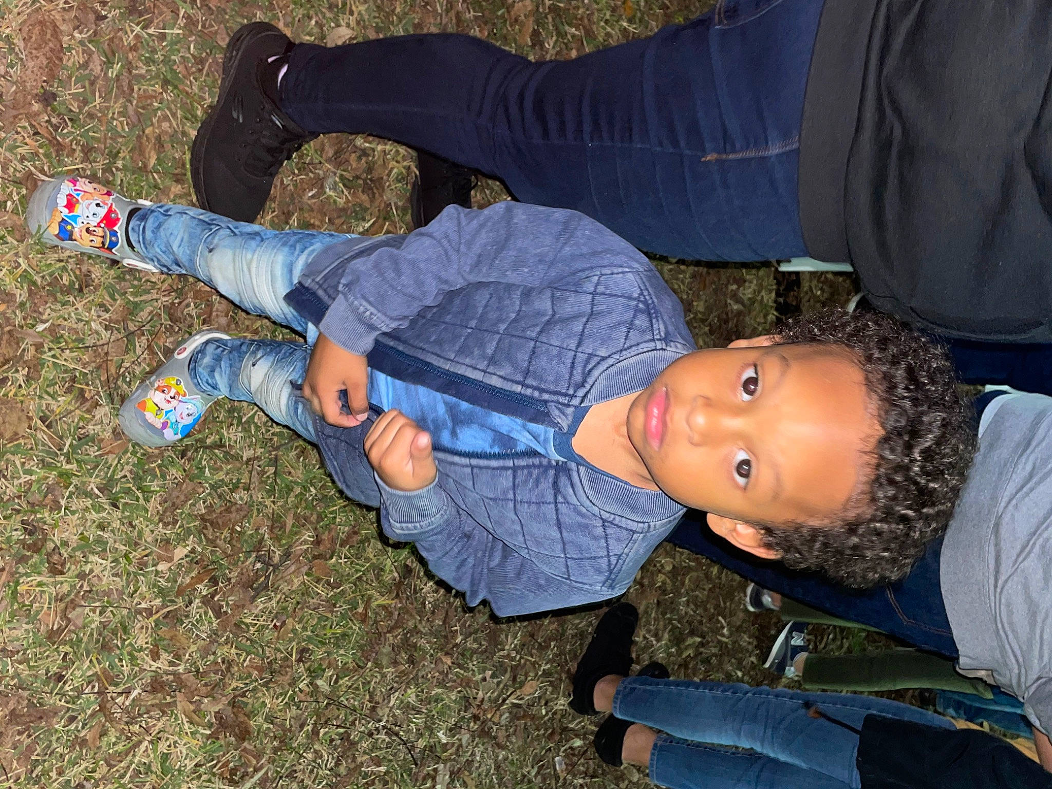 Kyriè joined the competition — help win amazing prizes! arm, child, clothing, comfort, cool, denim, elbow, electric_blue, finger, fun, gesture, grass, human_leg, jeans, joint, knee, leg, person, sneakers, walking_shoe