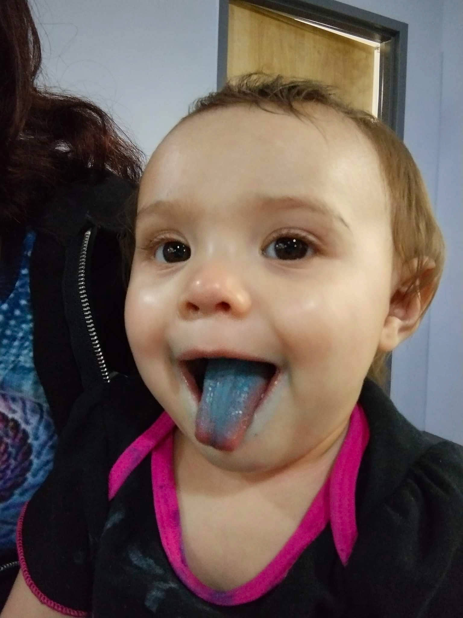 Alessa joined the competition — help win amazing prizes! cheek, ear, eyebrow, eyelash, finger, fun, gesture, happy, iris, jaw, lip, mouth, neck, nose, person, picture_frame, skin, smile, toddler, tongue