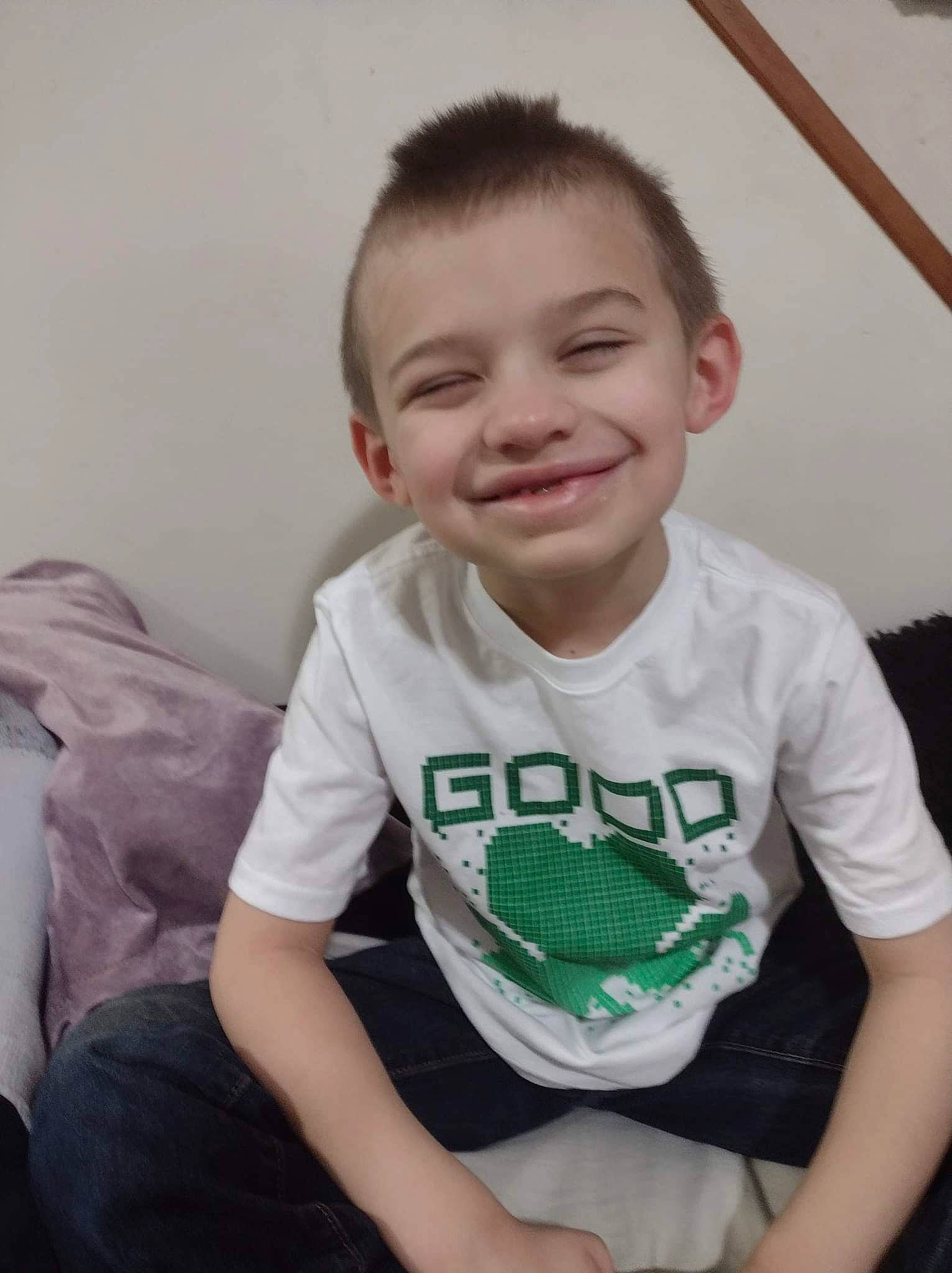 Dante joined the competition — help win amazing prizes! baby_toddler_clothing, cheek, chin, elbow, eye, eyebrow, facial_expression, flash_photography, forehead, hair, happy, iris, joy, mouth, neck, nose, person, shoulder, skin, sleeve