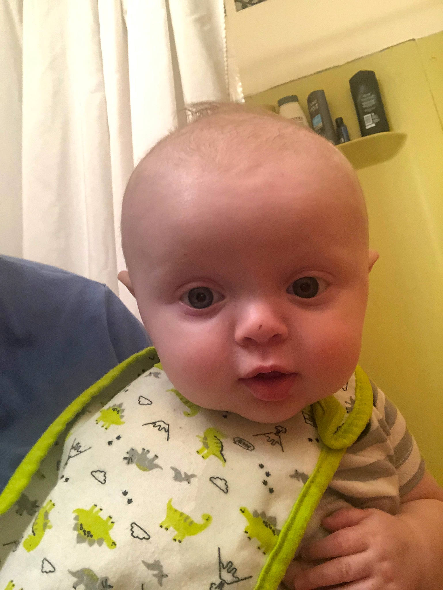 Kamren is registered to the contest to win money with this photo: baby, cheek, child, eye, face, finger, forehead, head, lip, mouth, nose, person, skin, smile, toddler