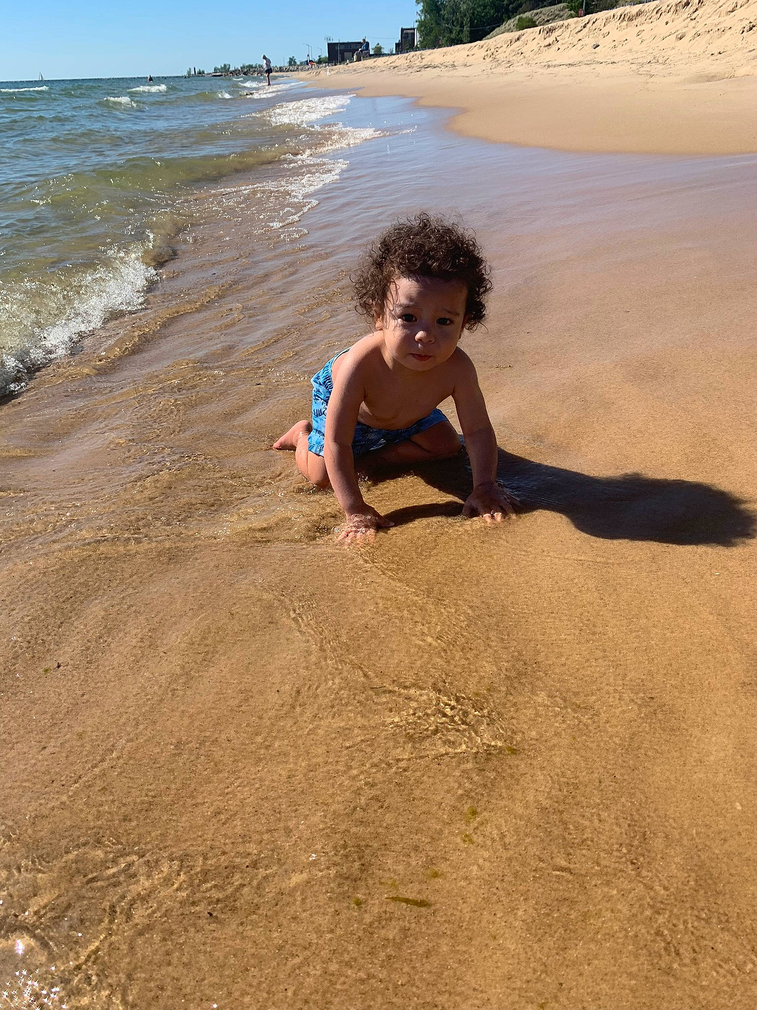 Royce joined the competition — help win amazing prizes! barefoot, beach, coastal_and_oceanic_landforms, fun, happy, holiday, horizon, landscape, leisure, ocean, people_on_beach, person, sand, shore, sky, smile, toddler, tropics, water, wave