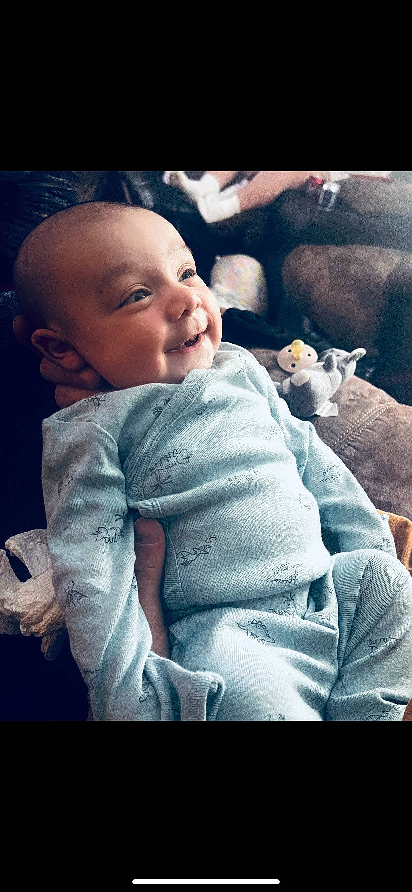 Jesse is registered to the contest to win money with this photo: baby, baby_products, baby_toddler_clothing, child, comfort, cool, flash_photography, fun, fur, gesture, happy, human, love, mouth, person, portrait, sitting, sleeve, smile, t_shirt