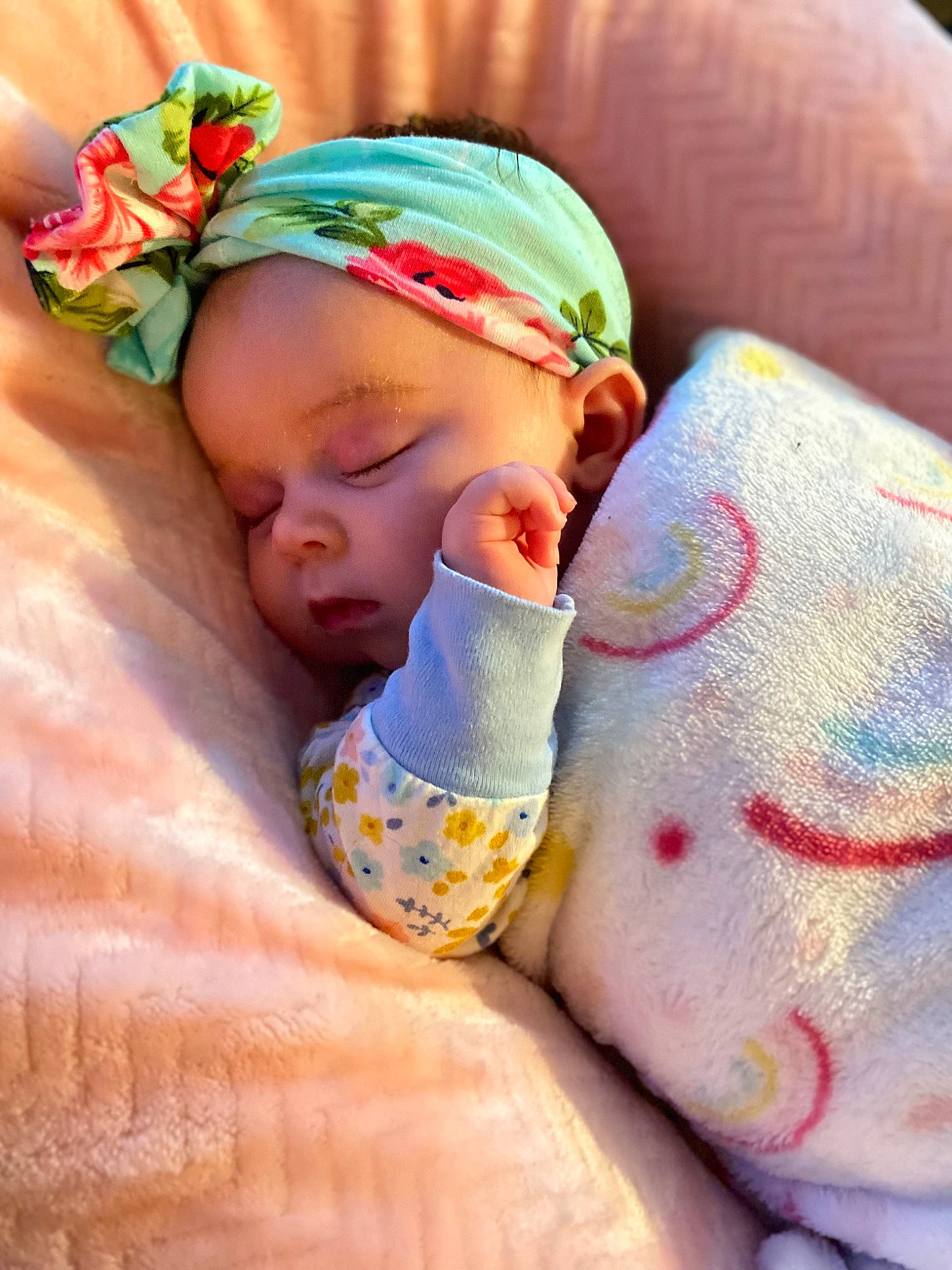 Aspen is registered to the contest to win money with this photo: baby, baby_sleeping, baby_toddler_clothing, cheek, child, comfort, eye, face, finger, foot, goggles, hand, head, human_leg, linens, lip, nail, person, pink, skin