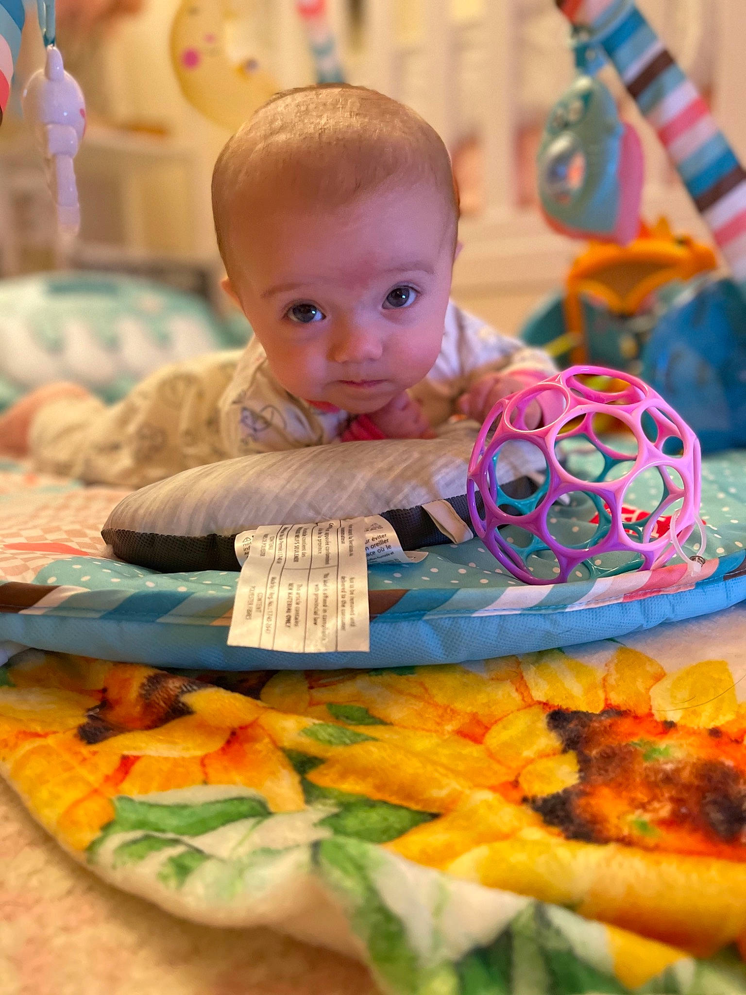 Arianna is registered to the contest to win money with this photo: baby, calabaza, chair, child, comfort_food, event, food, happy, ingredient, junk_food, orange, person, play, pumpkin, recipe, room, tableware, toddler, toy, vegetable