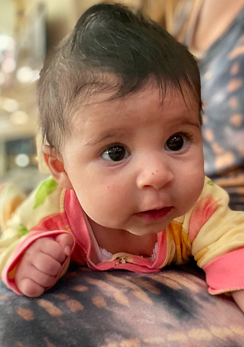 Arya joined the competition — help win amazing prizes! baby, baby_toddler_clothing, cheek, child, chin, eye, eyebrow, eyelash, face, fun, happy, head, iris, lip, mouth, nose, person, skin, smile, toddler