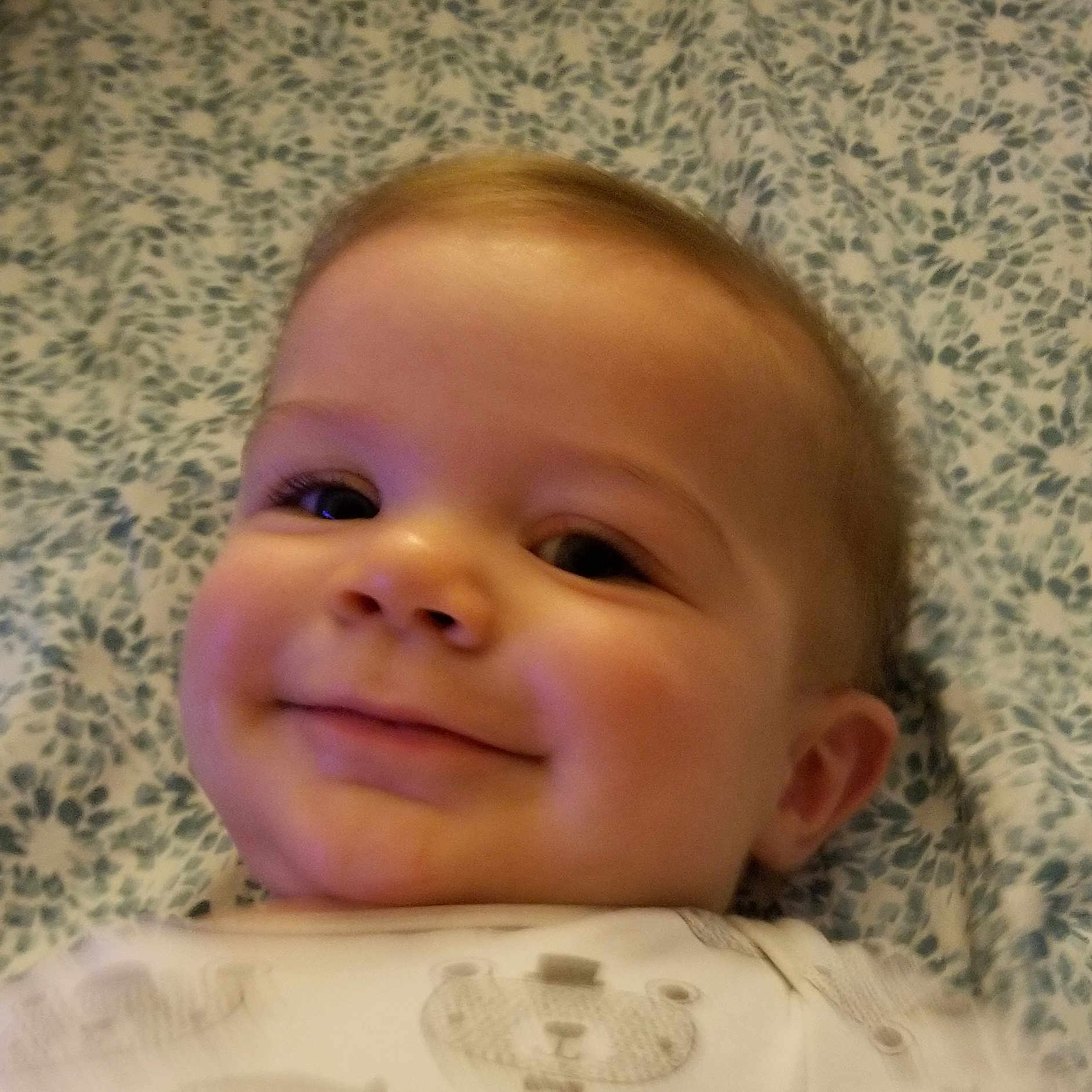 Jagger is registered to the contest to win money with this photo: cheek, child, chin, close_up, ear, eye, eyebrow, face, forehead, head, infant, iris, lip, mouth, nose, person, skin, smile, toddler