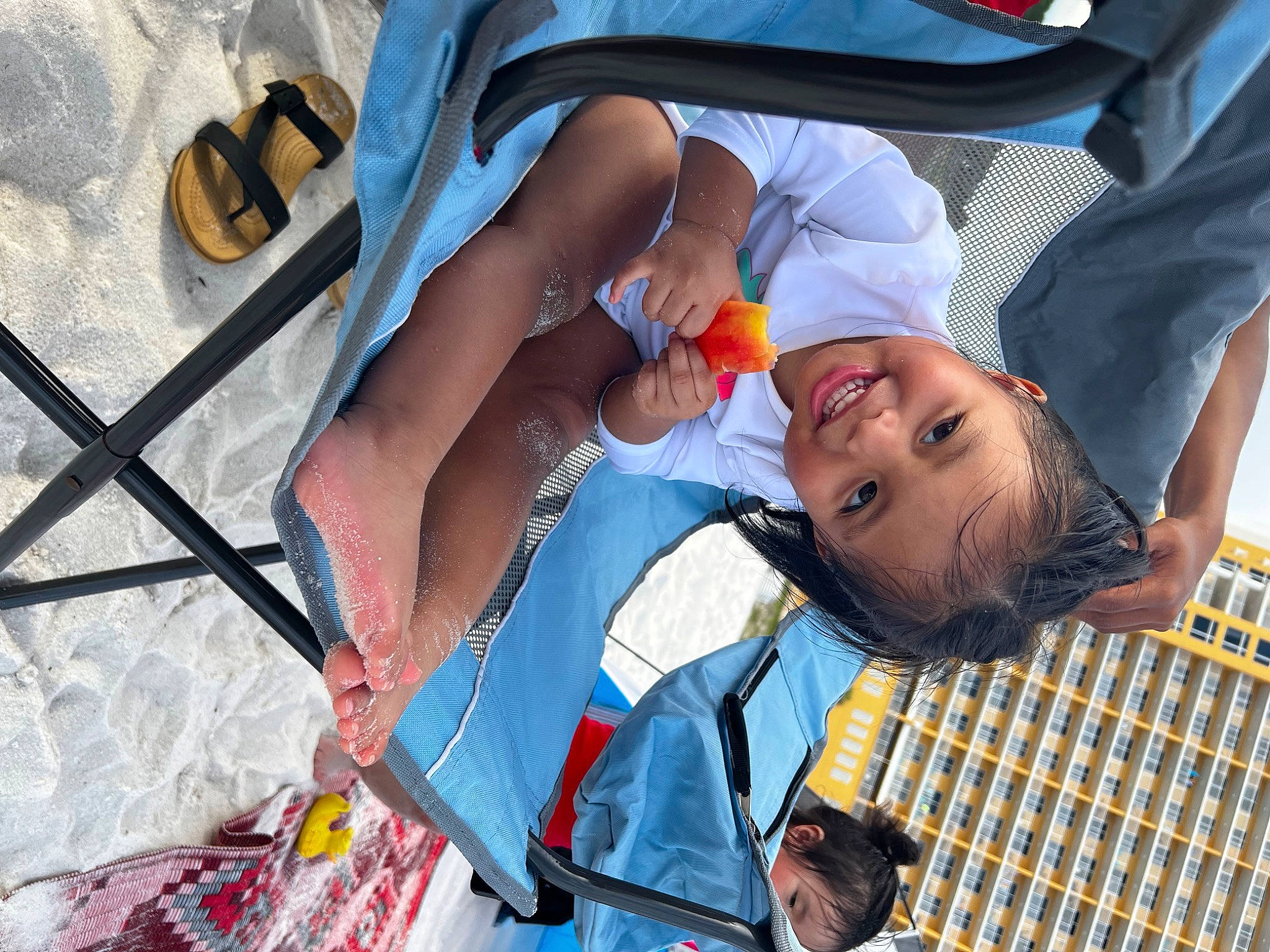 Laili joined the competition — help win amazing prizes! baby_products, child, event, fun, happy, hat, joy, leisure, mouth, pattern, person, recreation, shorts, smile, toddler, vacation