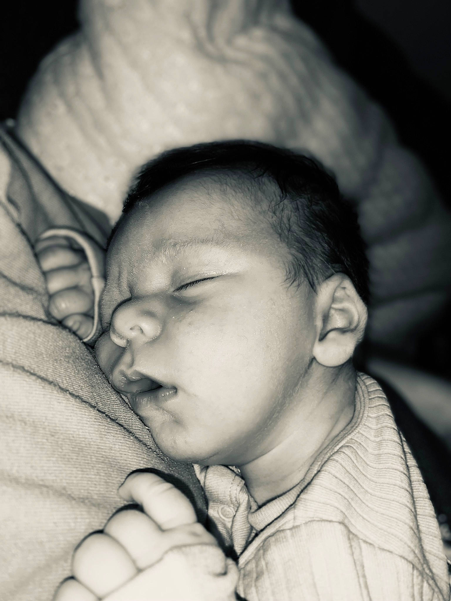 Camden is registered to the contest to win money with this photo: baby, cheek, comfort, ear, eyebrow, eyelash, face, facial_expression, finger, flash_photography, forehead, gesture, hand, happy, interaction, lip, mouth, nose, person, skin