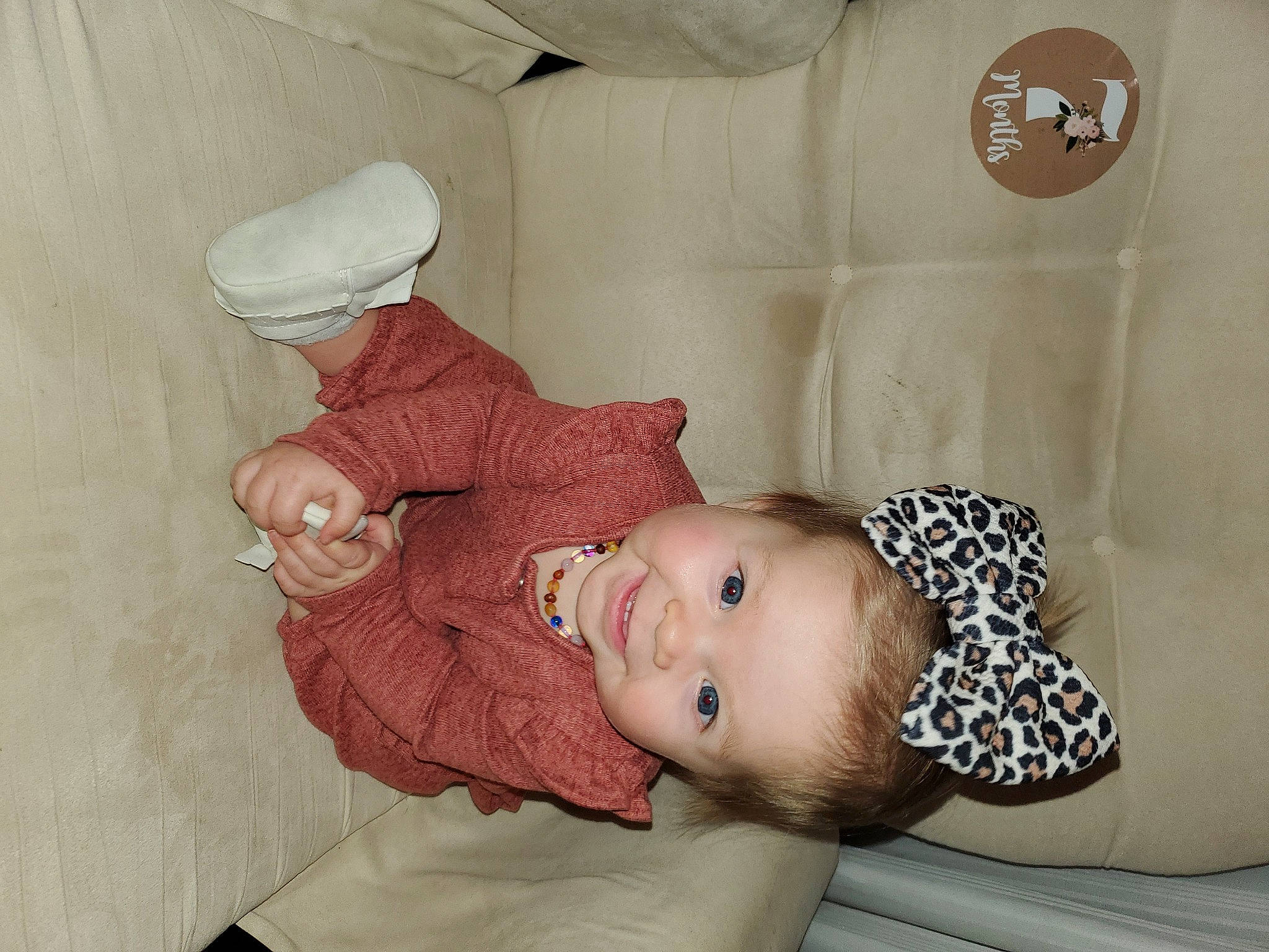 Kezley is registered to the contest to win money with this photo: baby, child, joy, person, toddler