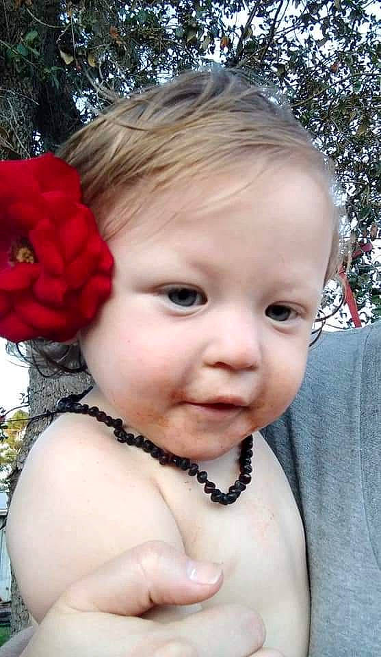 Callie joined the competition — help win amazing prizes! baby, cheek, chin, eye, eyebrow, eyelash, face, facial_expression, flower, grass, hair, happy, head, iris, lip, neck, nose, person, plant, skin