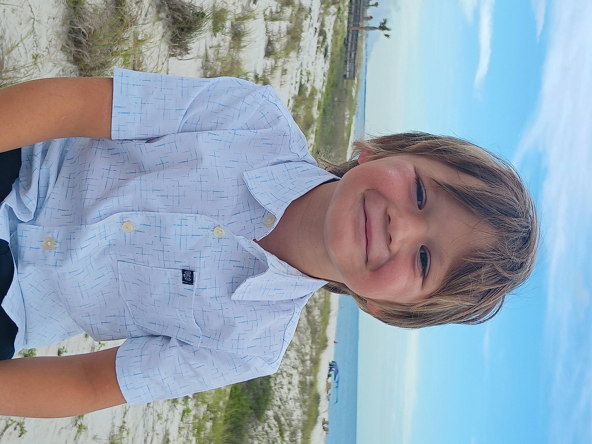 Easton is registered to the contest to win money with this photo: beauty, cloud, elbow, electric_blue, flash_photography, fun, gesture, grass, happy, joy, leisure, organ, people_in_nature, person, plant, sky, sleeve, smile, summer, toddler
