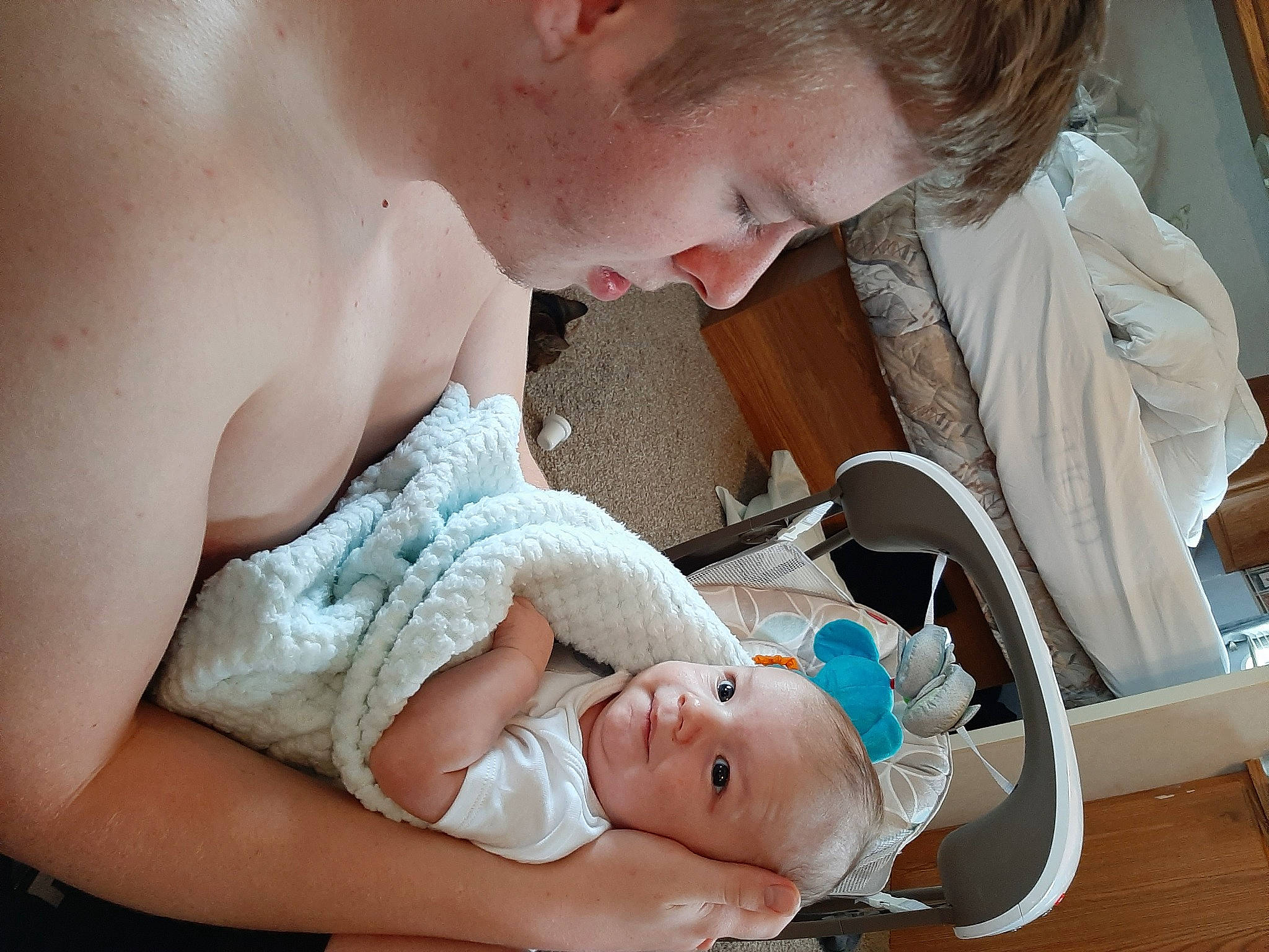 Flynn joined the competition — help win amazing prizes! abdomen, baby, baby_products, baby_toddler_clothing, chest, child, comfort, elbow, event, eyelash, face, facial_expression, finger, happy, health_care, mouth, organ, person, product, skin