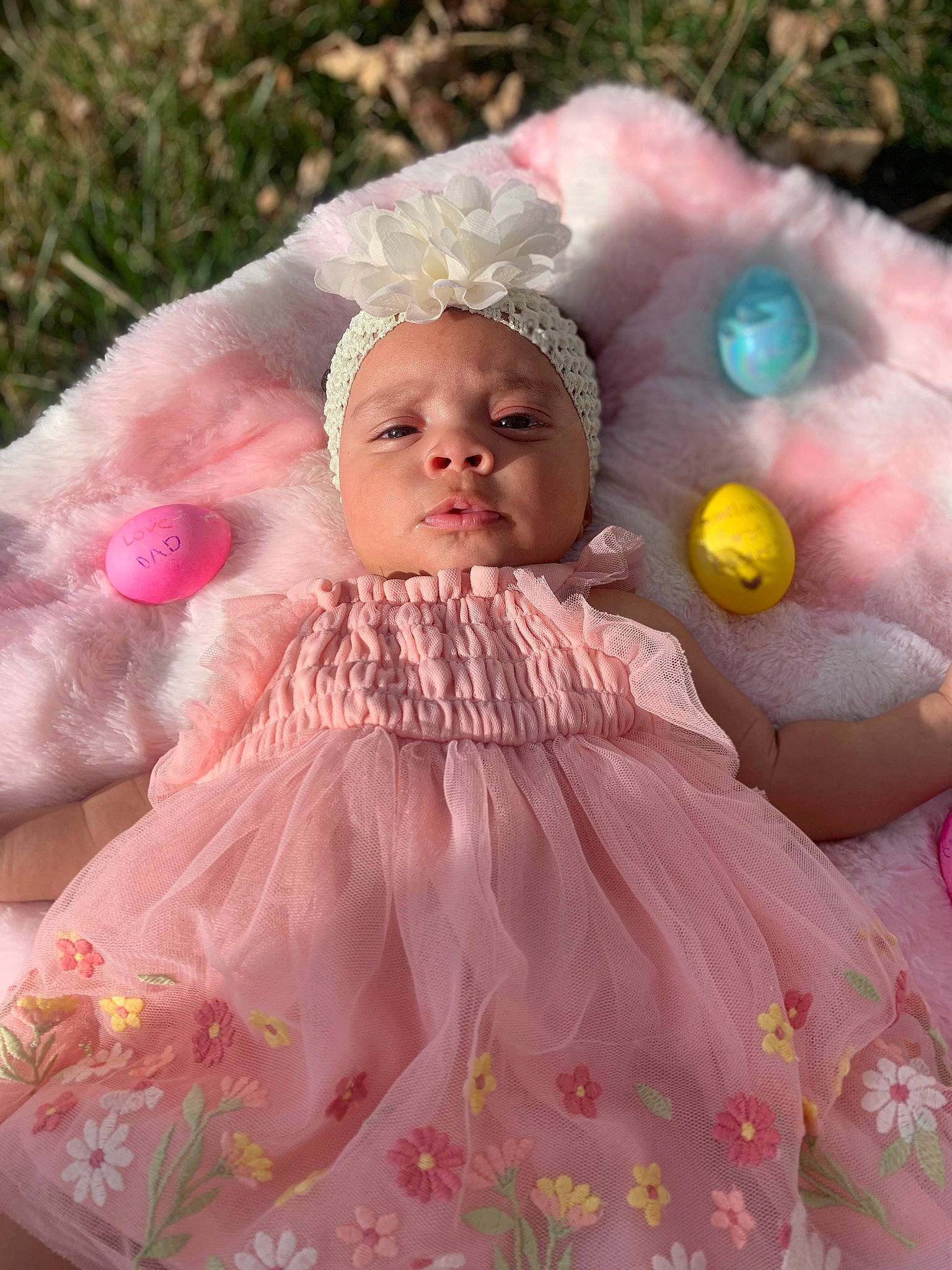 Kamilah joined the competition — help win amazing prizes! angel, baby, baby_toddler_clothing, beauty, costume, dress, embellishment, event, eye, face, fashion_accessory, happy, headpiece, headwear, iris, magenta, peach, person, pink, ruffle