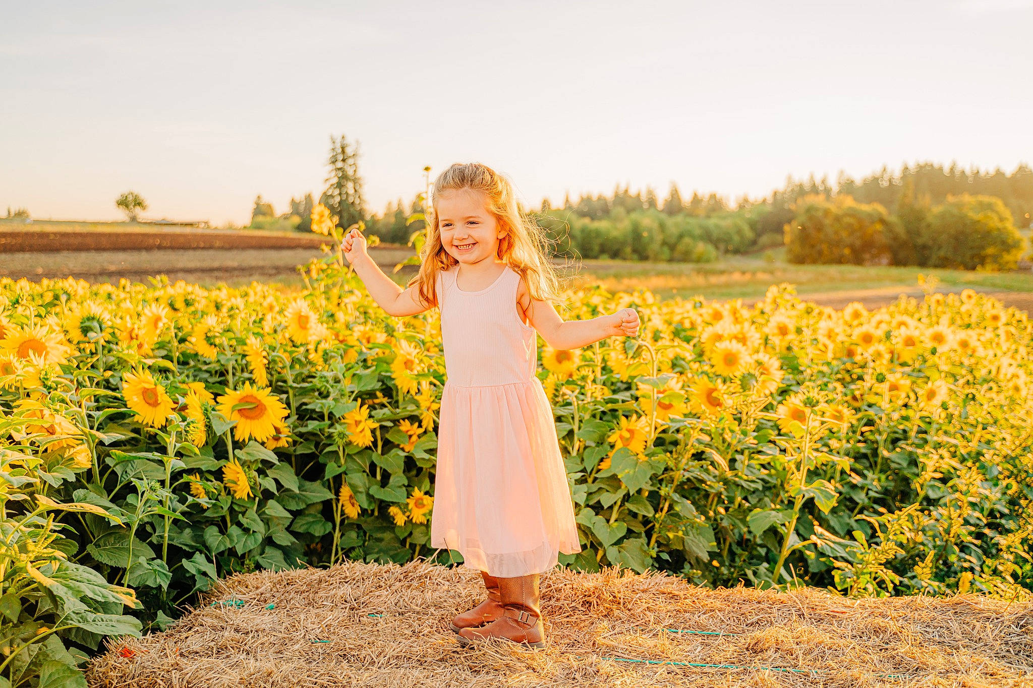 Ava joined the competition — help win amazing prizes! agriculture, ecoregion, flower, grass, grassland, happy, head, joy, landscape, leaf, natural_environment, natural_landscape, nature, people_in_nature, person, photograph, plant, rural_area, sky, smile