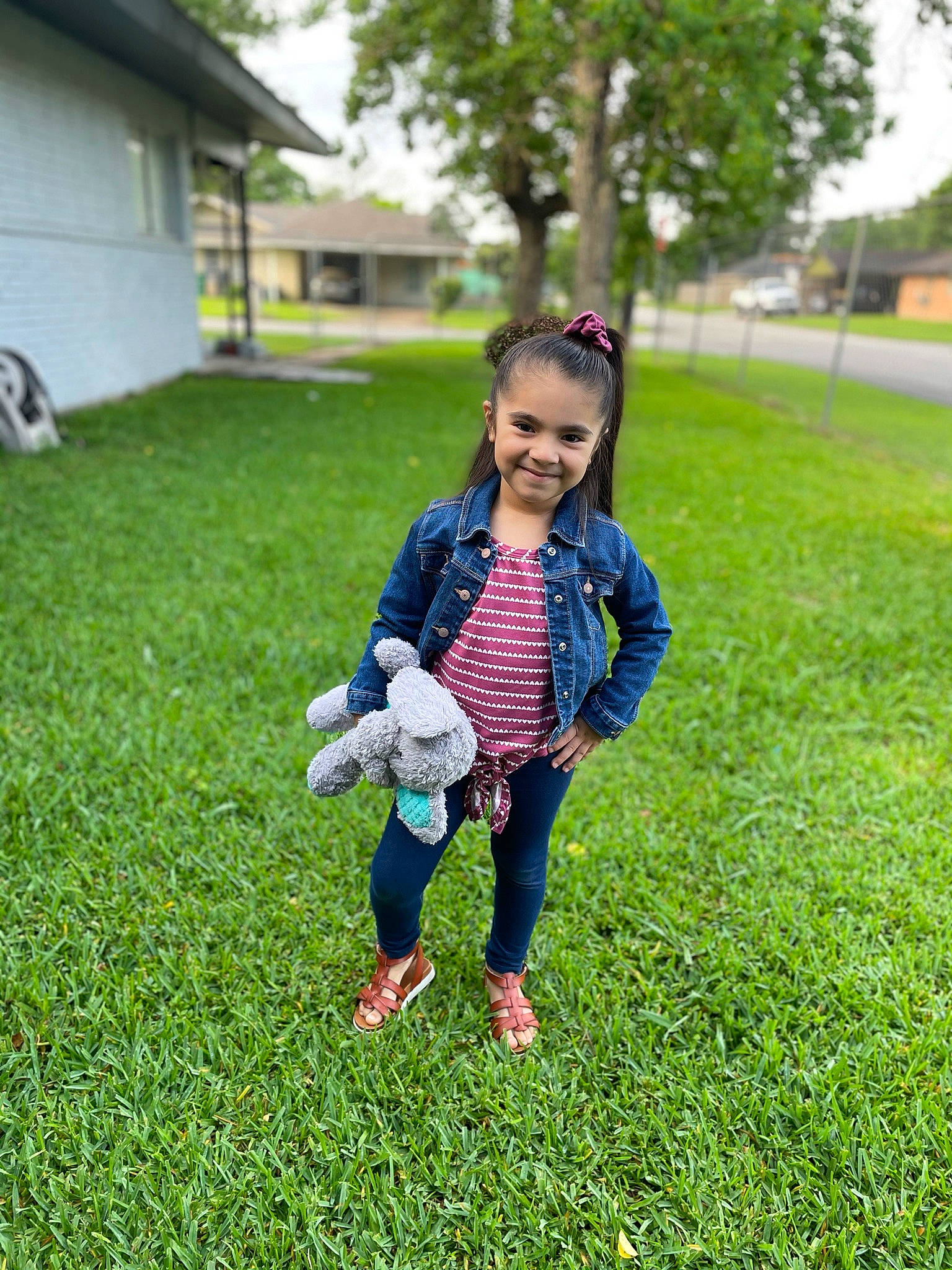 Katalina joined the competition — help win amazing prizes! football, fun, grass, grassland, green, groundcover, happy, joy, lawn, leisure, meadow, people_in_nature, person, plant, playing_with_kids, recreation, smile, sneakers, sports_equipment, summer