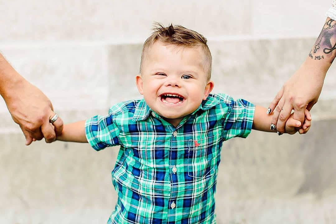 Ryker joined the competition — help win amazing prizes! arm, baby, child, child_model, design, finger, fun, gesture, hand, happy, joy, muscle, pattern, person, photography, plaid, play, playing_with_kids, portrait_photography, sleeve