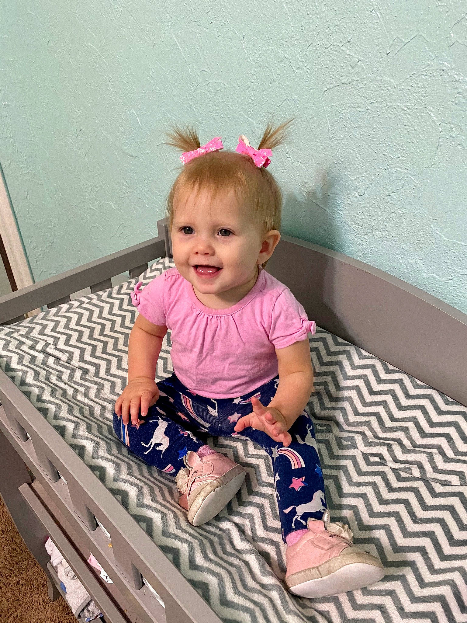 Avalon joined the competition — help win amazing prizes! baby, baby_products, baby_toddler_clothing, child, ear, joy, person, pink, play, product, sitting, skin, toddler