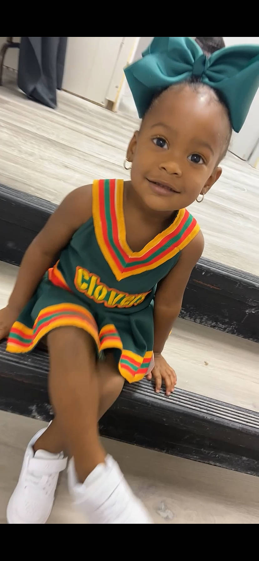 Aubrey joined the competition — help win amazing prizes! child, eye, flooring, fun, happy, human_leg, jersey, joy, leisure, person, photograph, player, smile, snapshot, sports_jersey, sports_uniform, sportswear, t_shirt, thigh, toddler