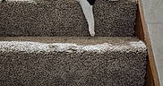 Scar joined the competition — help win amazing prizes! cat, calico_cat, sweater, striped_clothing, pet, staircase, carpeted_stairs, indoor, home, lying_down, relaxed, sleepy, dangling_paw, furry, animal, companion_animal, portrait, funny, cozy, second_cat