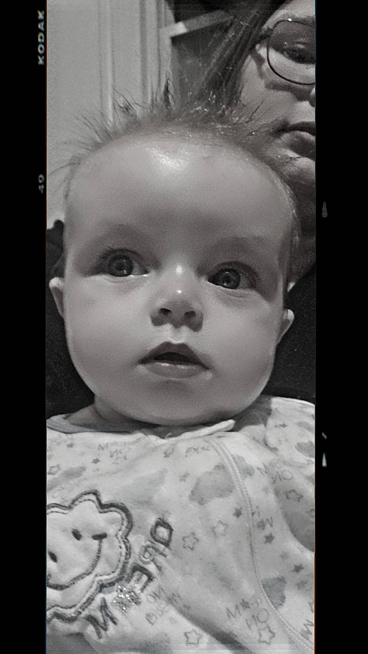 Lorelai joined the competition — help win amazing prizes! art, baby, baby_toddler_clothing, black_and_white, cheek, chin, ear, eyelash, forehead, human_body, iris, jaw, lip, monochrome, monochrome_photography, no_expression, nose, person, skin, style
