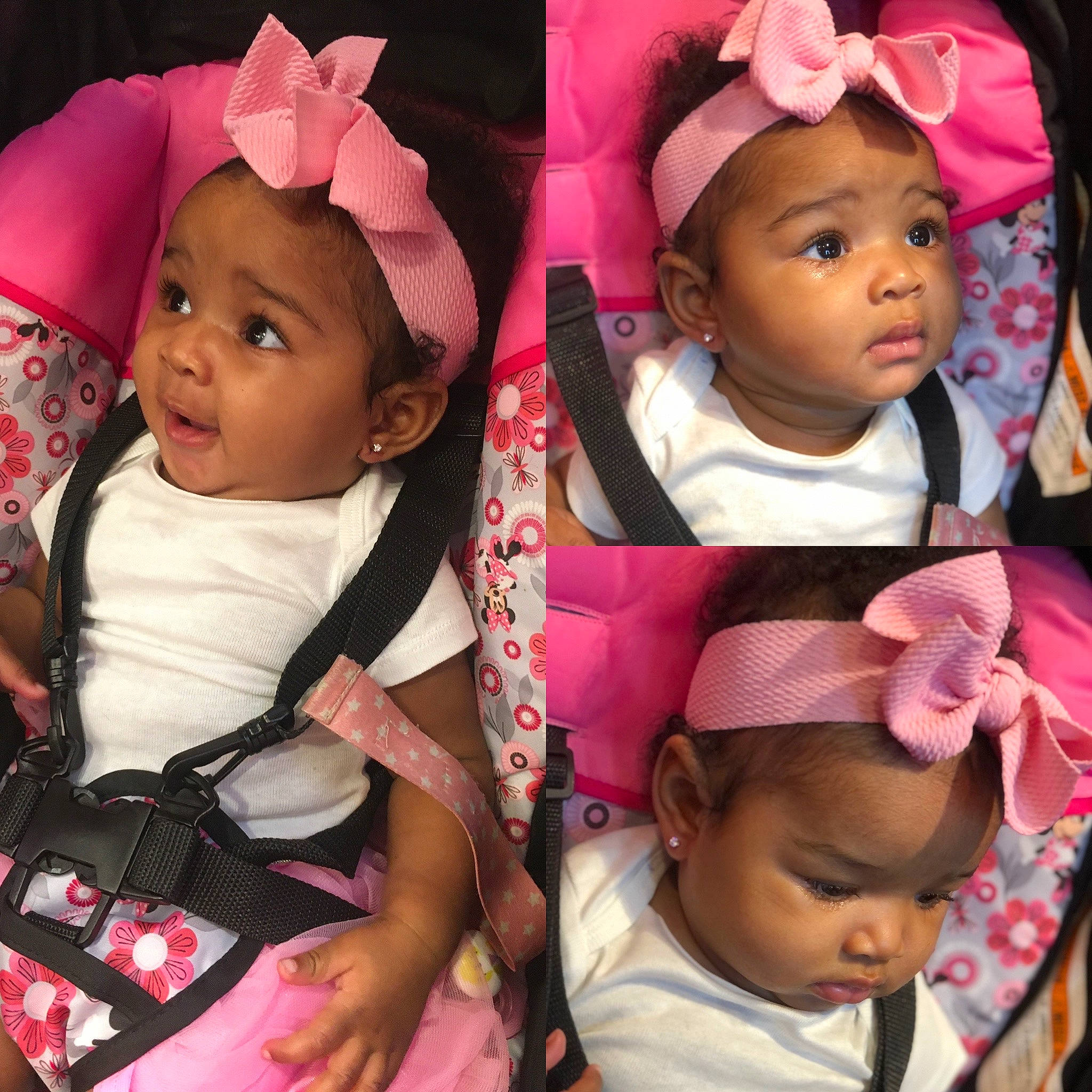 Kalaya joined the competition — help win amazing prizes! baby, cheek, child, collage, ear, eye, face, fashion_accessory, hair_accessory, head, headgear, person, photography, pink, product, sibling, skin, smile, toddler