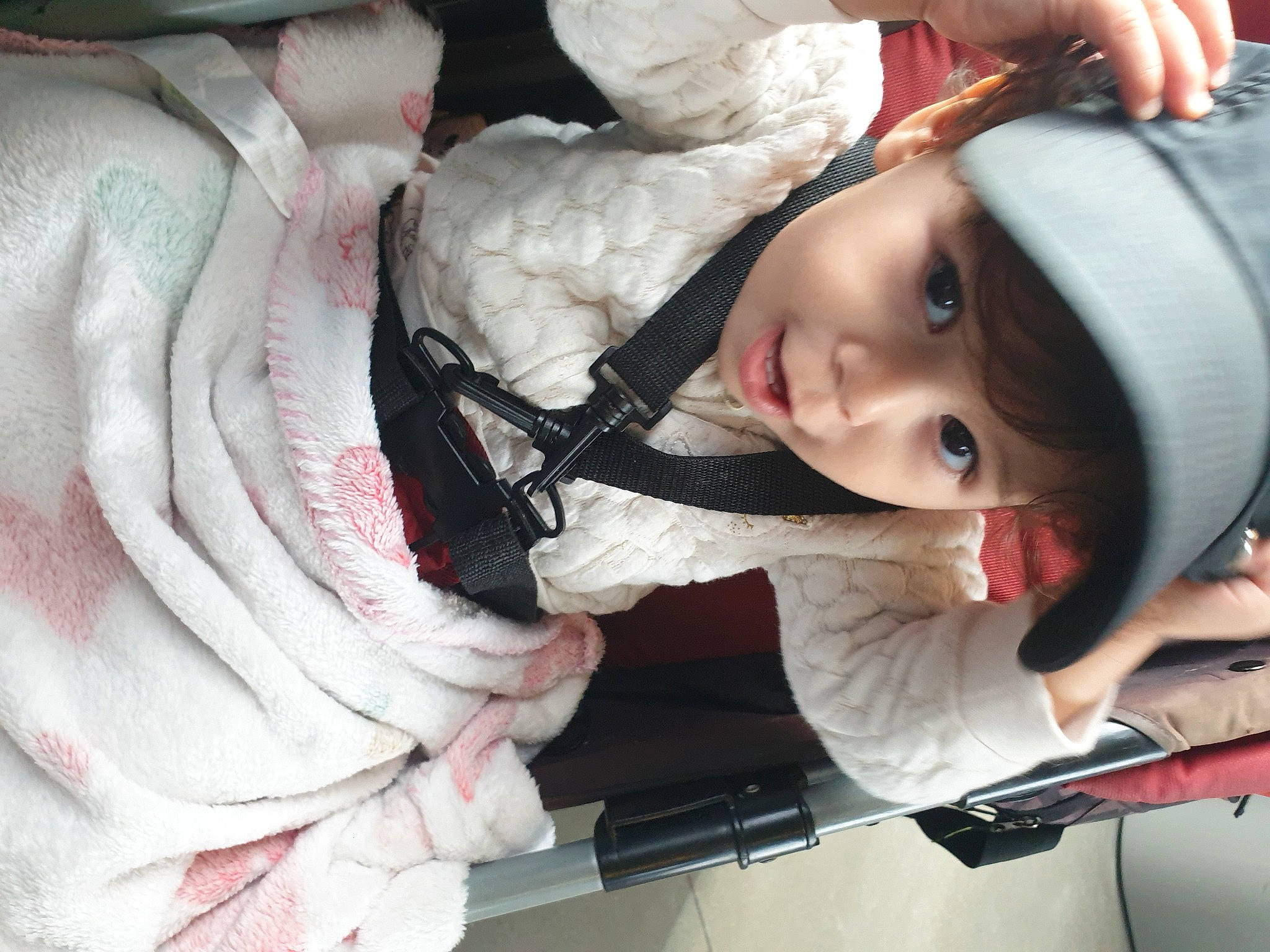 Shaïna participe au concours pour gagner de l'argent avec cette photo : auto_part, baby_products, car_seat, carmine, child, comfort, eyelash, eyewear, facial_expression, flesh, fur, headgear, headwear, mouth, person, rose, rose_family, rose_order