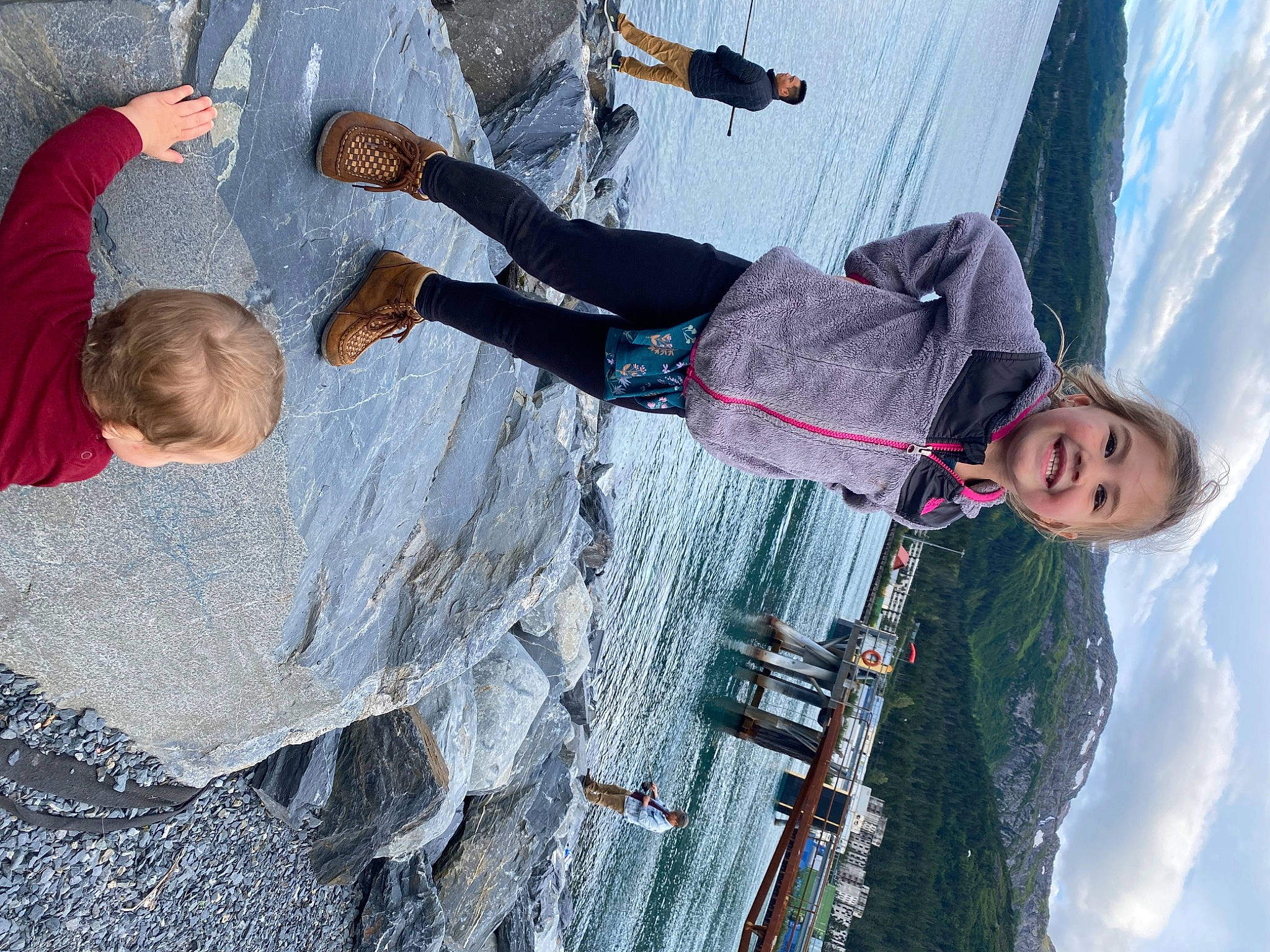 Tesla joined the competition — help win amazing prizes! adventure, cloud, concrete, freezing, fun, joy, leisure, pedestrian, person, recreation, rope, sky, sport_climbing, toddler, travel, walking_shoe, water, winter, wire, world