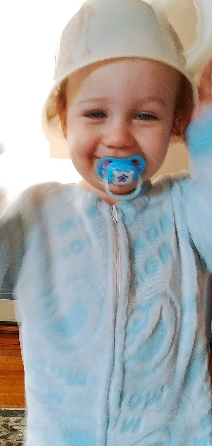 Braylen joined the competition — help win amazing prizes! azure, baby, baby_toddler_clothing, cap, cheek, child, chin, electric_blue, gesture, happy, headgear, headwear, iris, joy, lip, mouth, nose, outerwear, person, skin