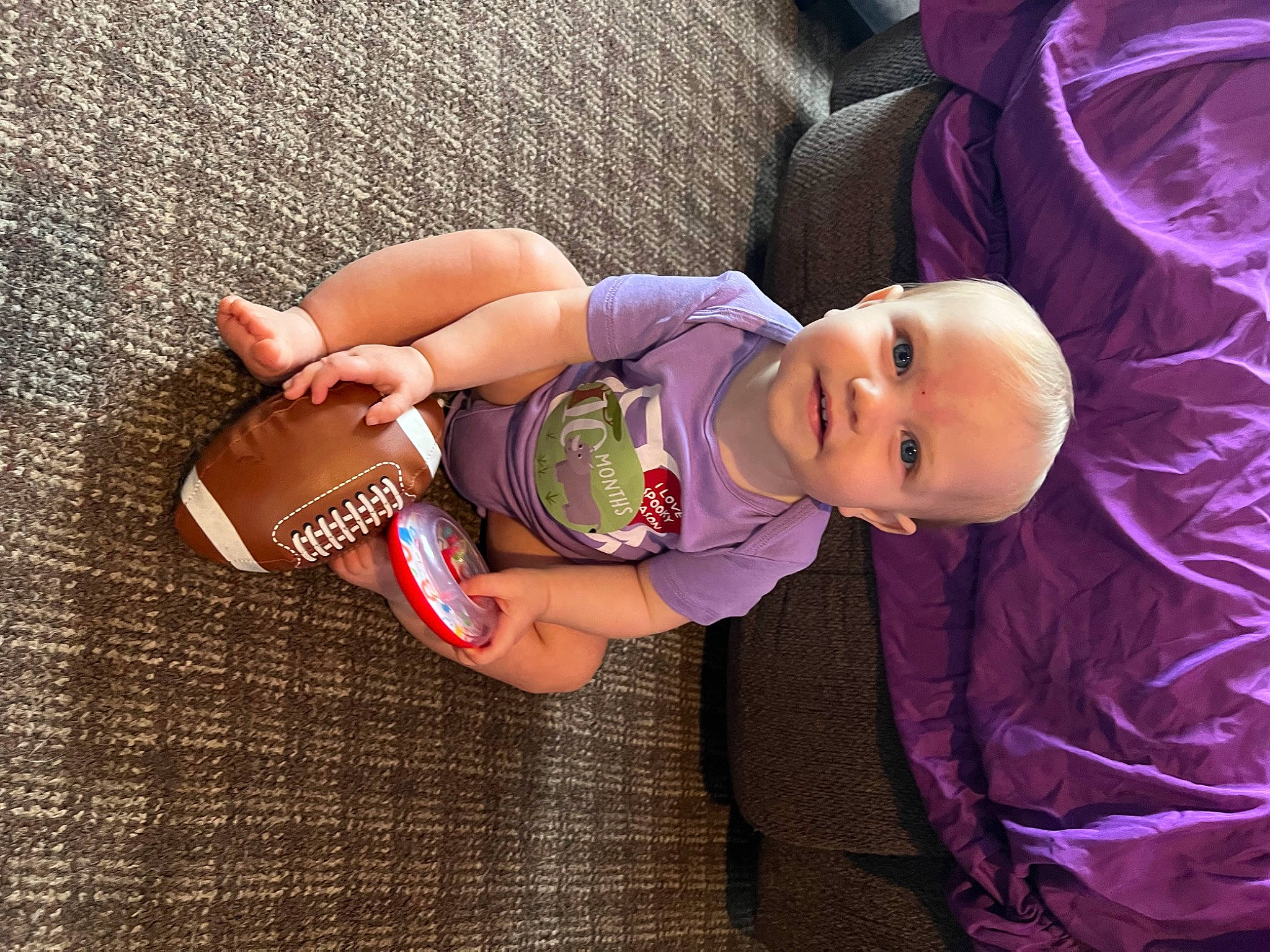 Macii joined the competition — help win amazing prizes! baby, baby_products, baby_toddler_clothing, child, comfort, finger, hand, happy, joy, magenta, nail, person, pink, purple, skin, sock, textile, thumb, toddler, toy