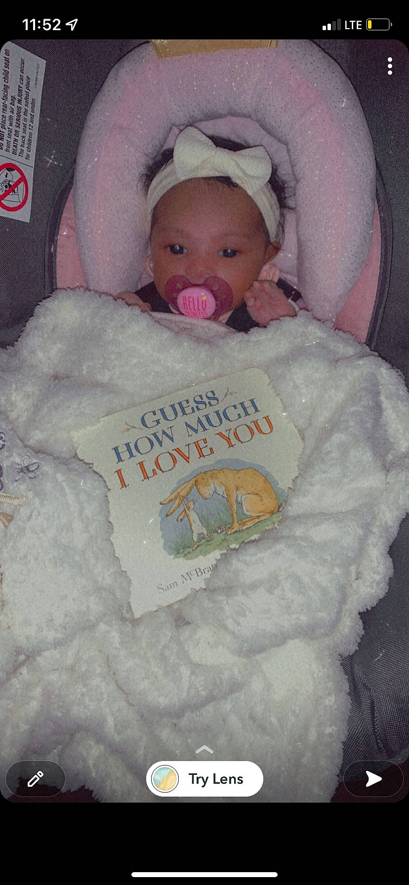 Ella is registered to the contest to win money with this photo: baby, baby_products, baby_safety, baby_sleeping, baby_toddler_clothing, bedtime, cheek, child, comfort, happy, human_body, infant_bed, linens, person, pink, room, sleeve, smile, textile, toddler