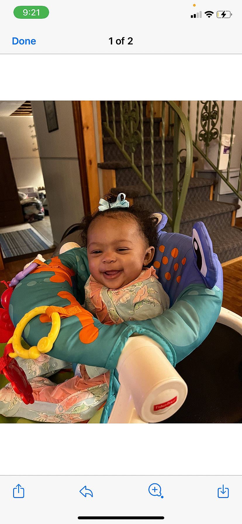 Ella joined the competition — help win amazing prizes! baby, baby_toddler_clothing, child, comfort, event, fun, happy, lap, leisure, person, play, playing_with_kids, recreation, room, sitting, smile, toddler, vacation