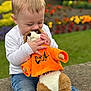 Hunter joined the competition — help win amazing prizes! toddler, child, plush_toy, meerkat, orange_hoodie, jeans, white_shirt, outdoor, garden, flowers, bench, cute, playing, happy, soft_toy, grass, greenery, casual_wear, smiling, young_child