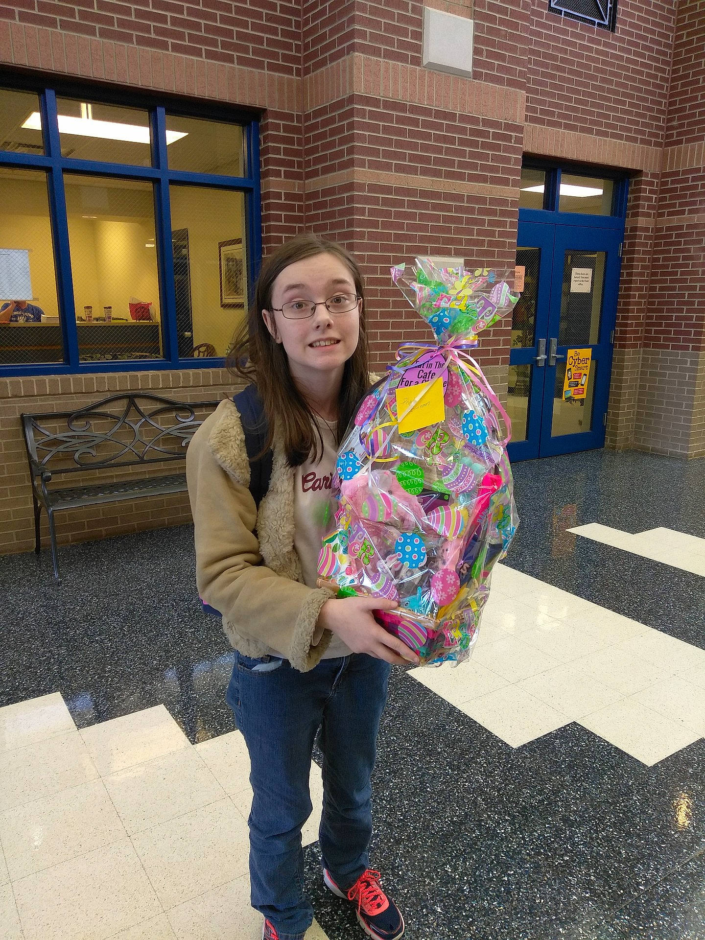 Phyllis is registered to the contest to win money with this photo: design, fun, girl, joy, pattern, person, recreation, textile