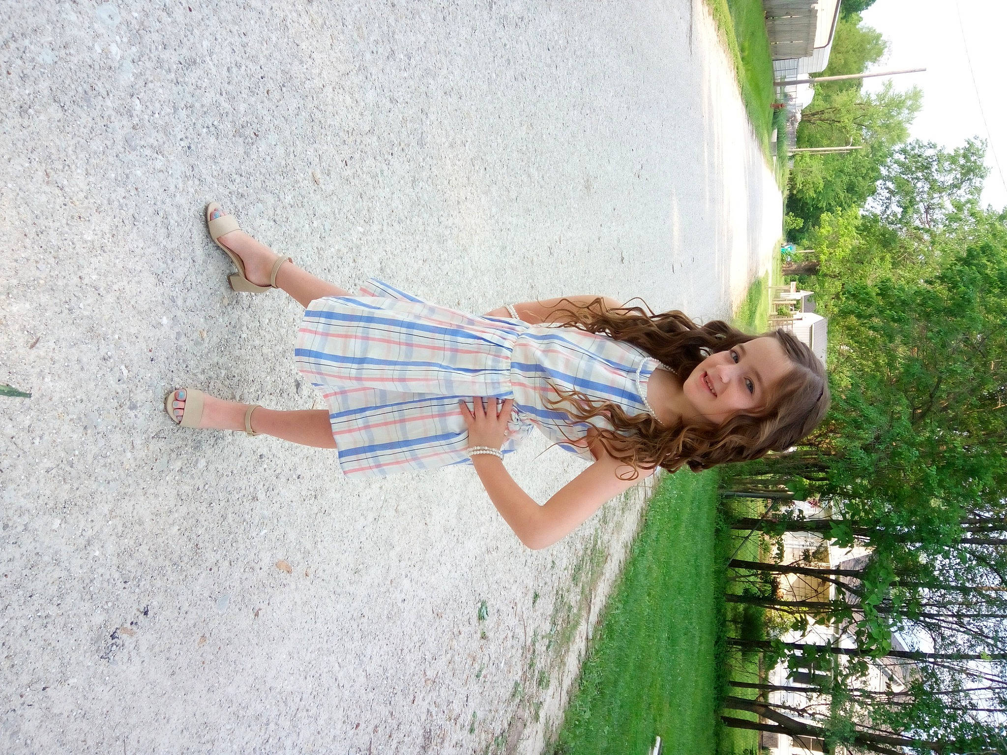 Paizleigh joined the competition — help win amazing prizes! ankle, barefoot, concrete, dress, foot, fun, grass, happy, human_leg, joy, leisure, people_in_nature, person, plant, recreation, shadow, sunglasses, tree, vacation, water