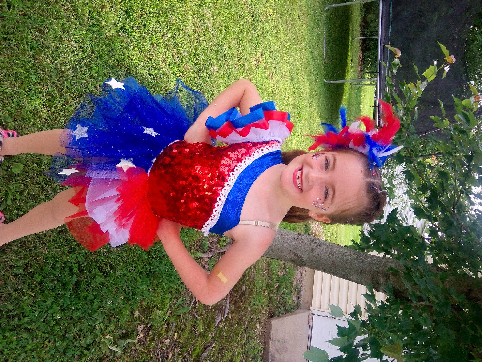 Paizleigh is registered to the contest to win money with this photo: baby_toddler_clothing, child, electric_blue, event, fun, garden, grass, happy, hat, human_leg, joy, leisure, magenta, party_supply, people_in_nature, person, plant, recreation, smile, spring