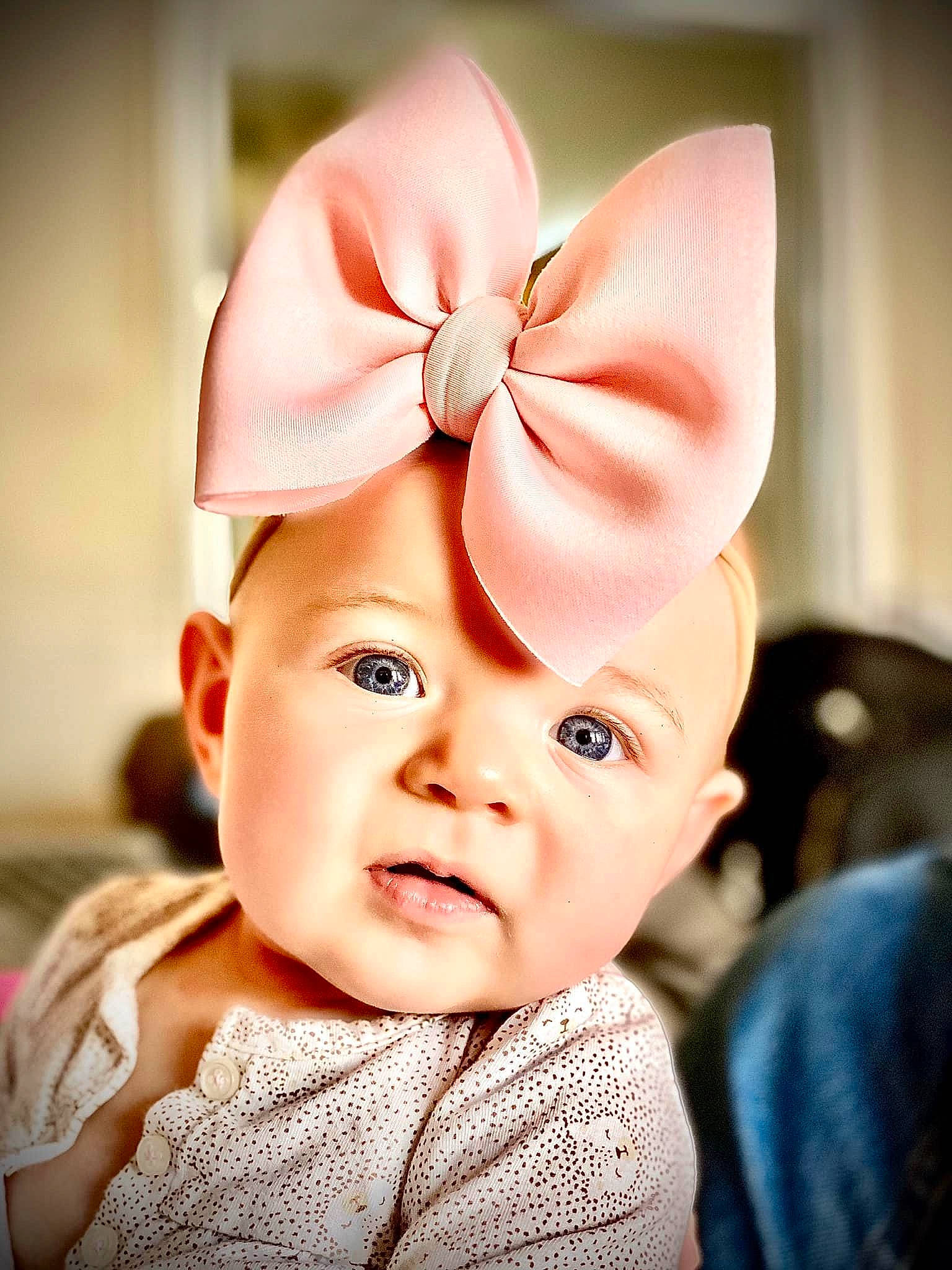 Zailey joined the competition — help win amazing prizes! baby, beauty, cheek, child, ear, eye, face, hair_accessory, head, headgear, lip, nose, organ, person, photograph, photography, pink, skin, smile, snapshot