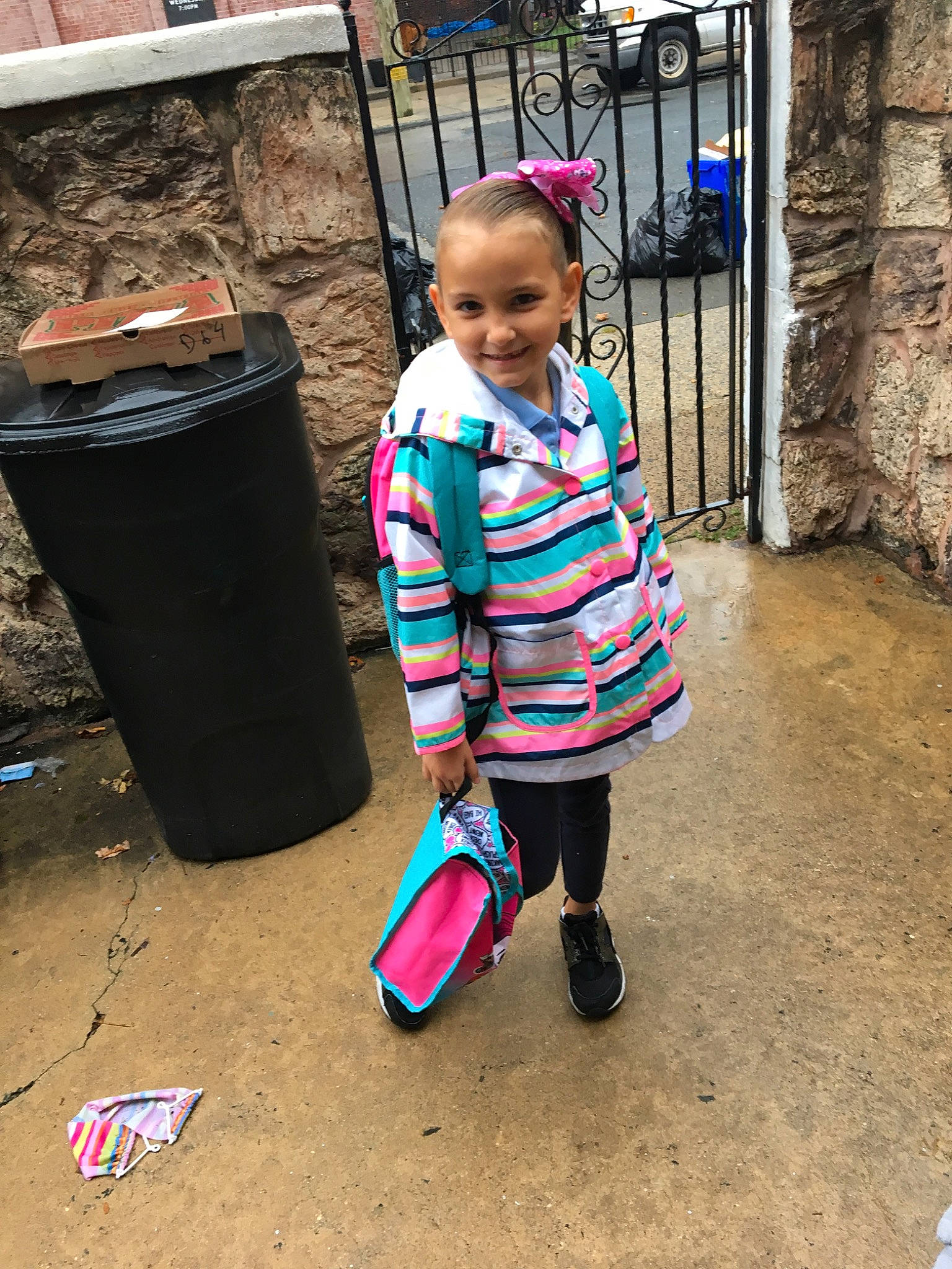 Emmalee Reagan is registered to the contest to win money with this photo: bucket, child, footwear, joy, people, person, pink, play, shoe, toddler, tree, vacation