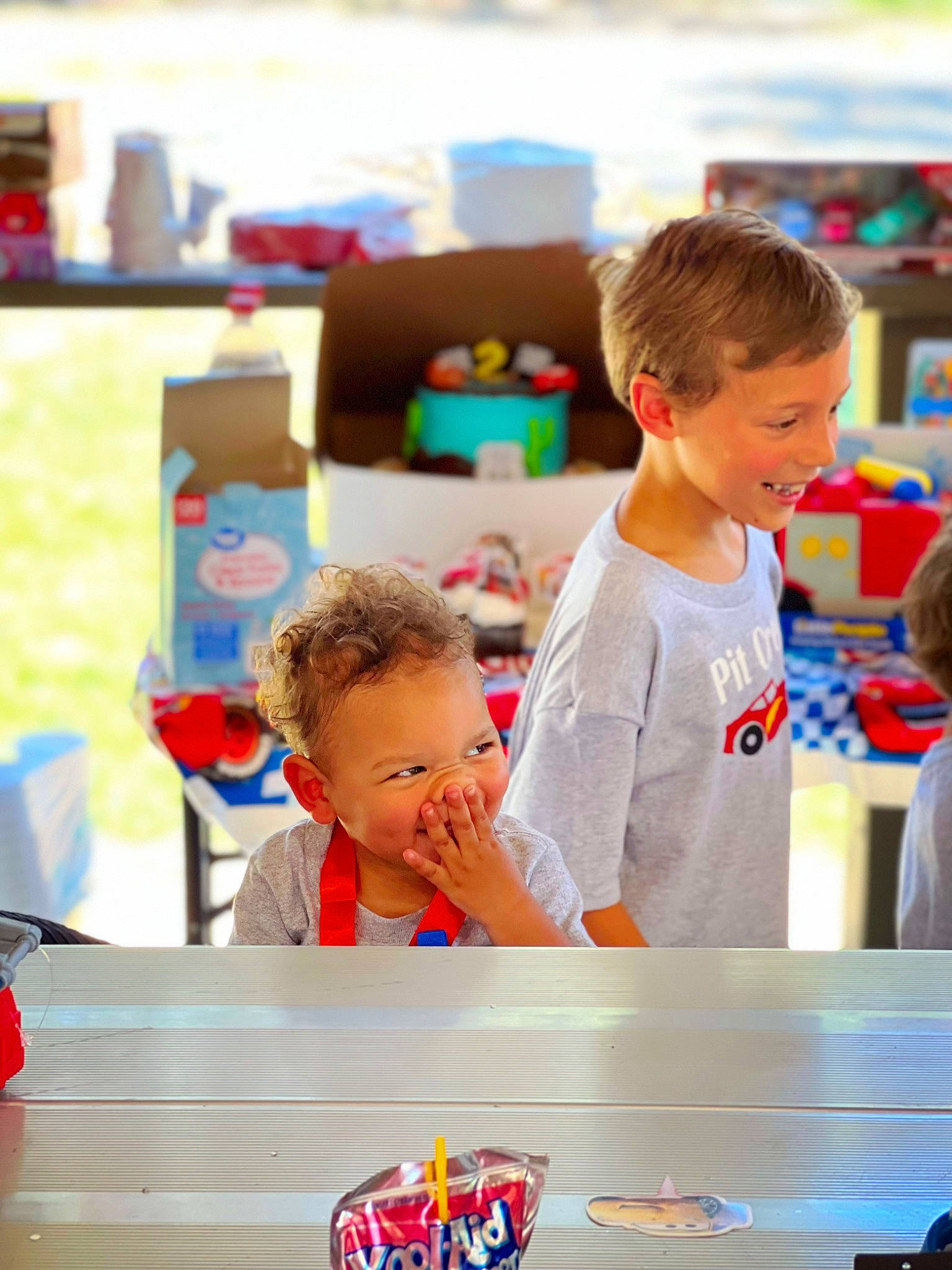 Jojo joined the competition — help win amazing prizes! child, community, competition, competition_event, event, fun, happy, indoor_games_and_sports, kindergarten, leisure, person, play, recreation, red, room, sharing, t_shirt, table, team, toddler