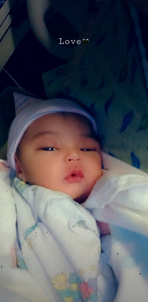 Railyn joined the competition — help win amazing prizes! baby, cap, cheek, child, comfort, electric_blue, eye, eyebrow, eyelash, face, fun, fur, happy, headwear, lip, nose, person, portrait_photography, toddler