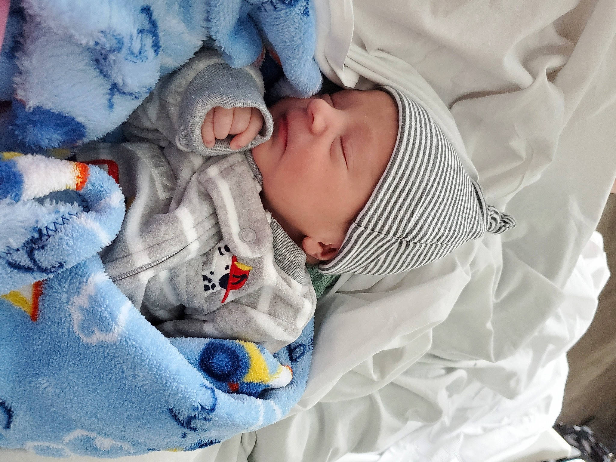 Ezekiel is registered to the contest to win money with this photo: baby, baby_sleeping, bedtime, birth, child, comfort, headwear, linens, nap, nose, person, sleep, textile, toddler