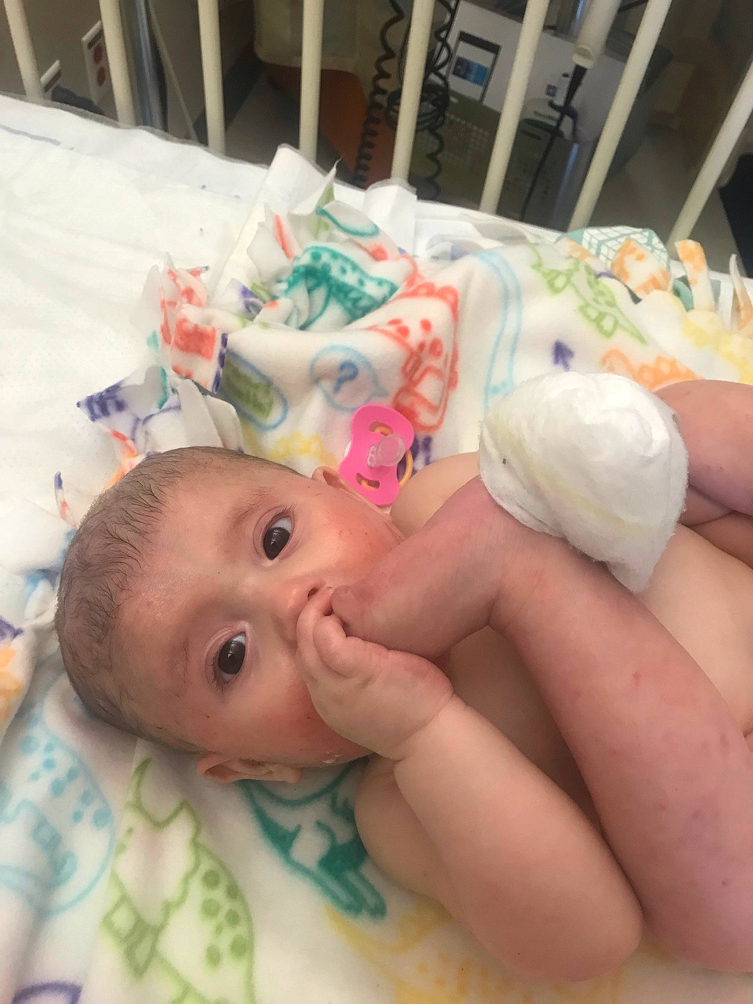 Piper joined the competition — help win amazing prizes! baby, baby_products, baby_safety, baby_toddler_clothing, bed, cheek, child, comfort, eye, eyebrow, finger, head, iris, linens, mouth, nose, person, room, skin, thumb