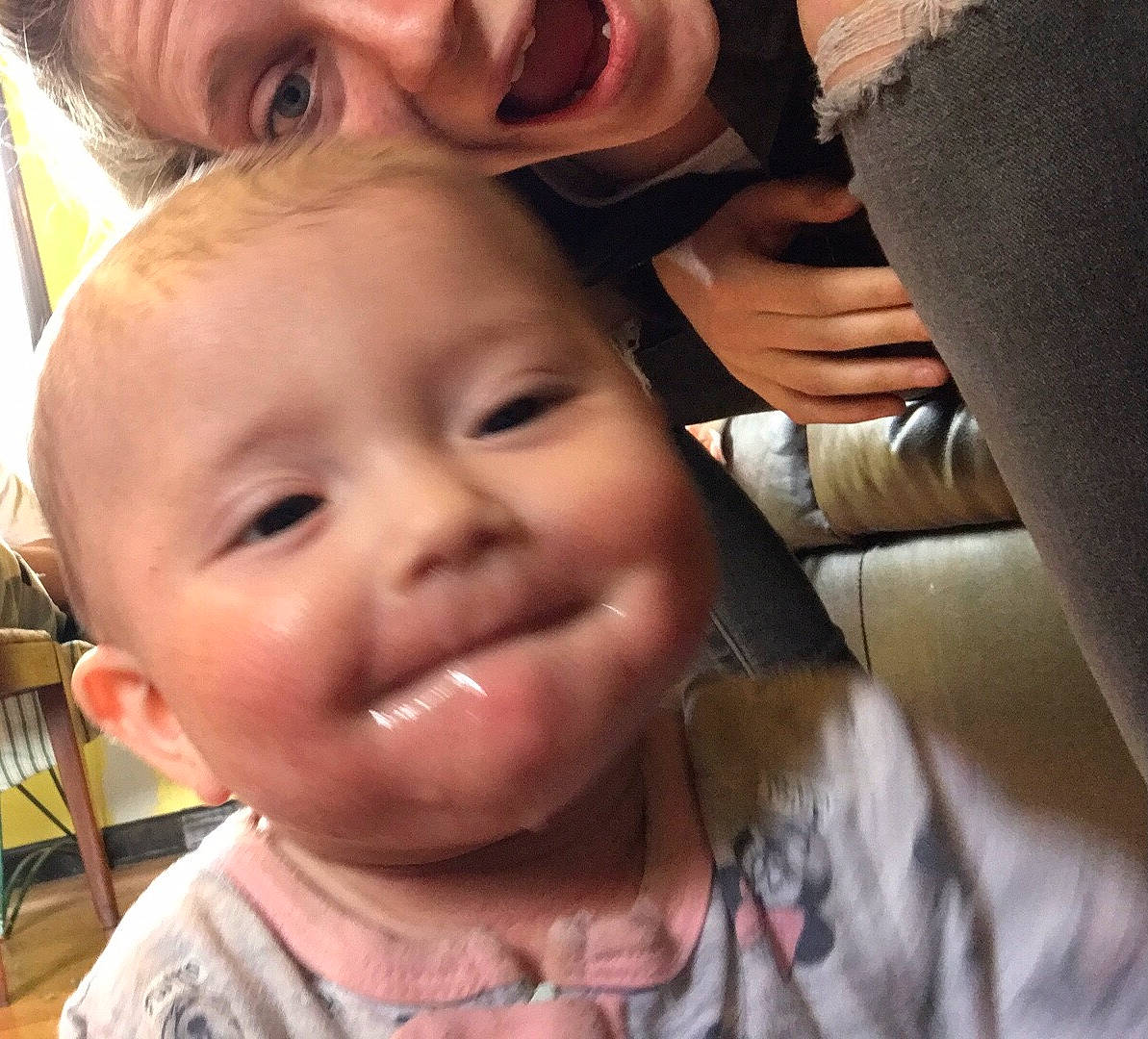 Piper is registered to the contest to win money with this photo: baby, cheek, chin, ear, eyebrow, eyelash, facial_expression, forehead, hair, happy, human, iris, joy, lip, mouth, neck, nose, organ, person, photograph